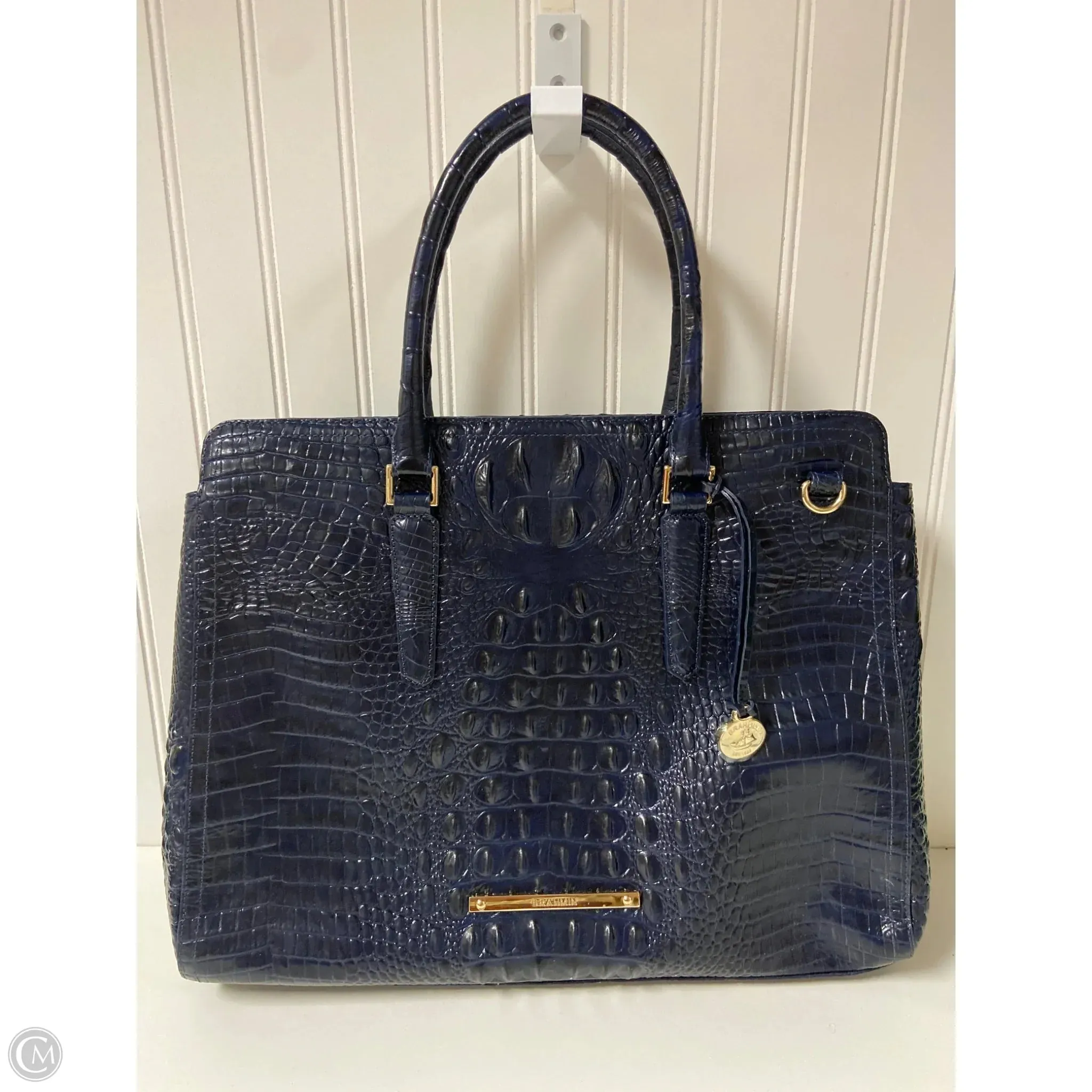 Handbag Designer By Brahmin, Size: Large