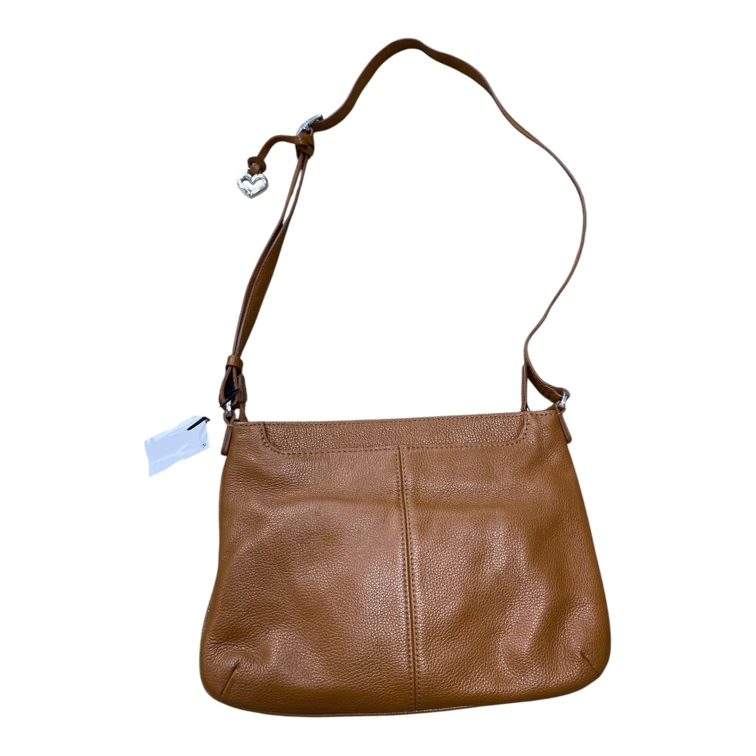 Handbag Designer By Brighton In Brown & Silver, Size:Medium