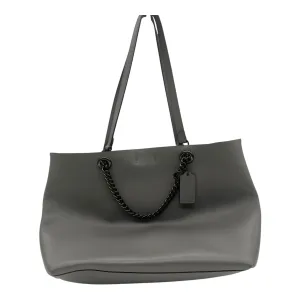 Handbag Designer By Coach In Grey, Size:Large