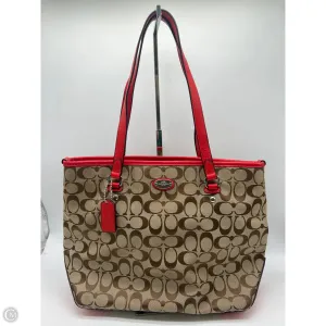 Handbag Designer By Coach, Size: Medium