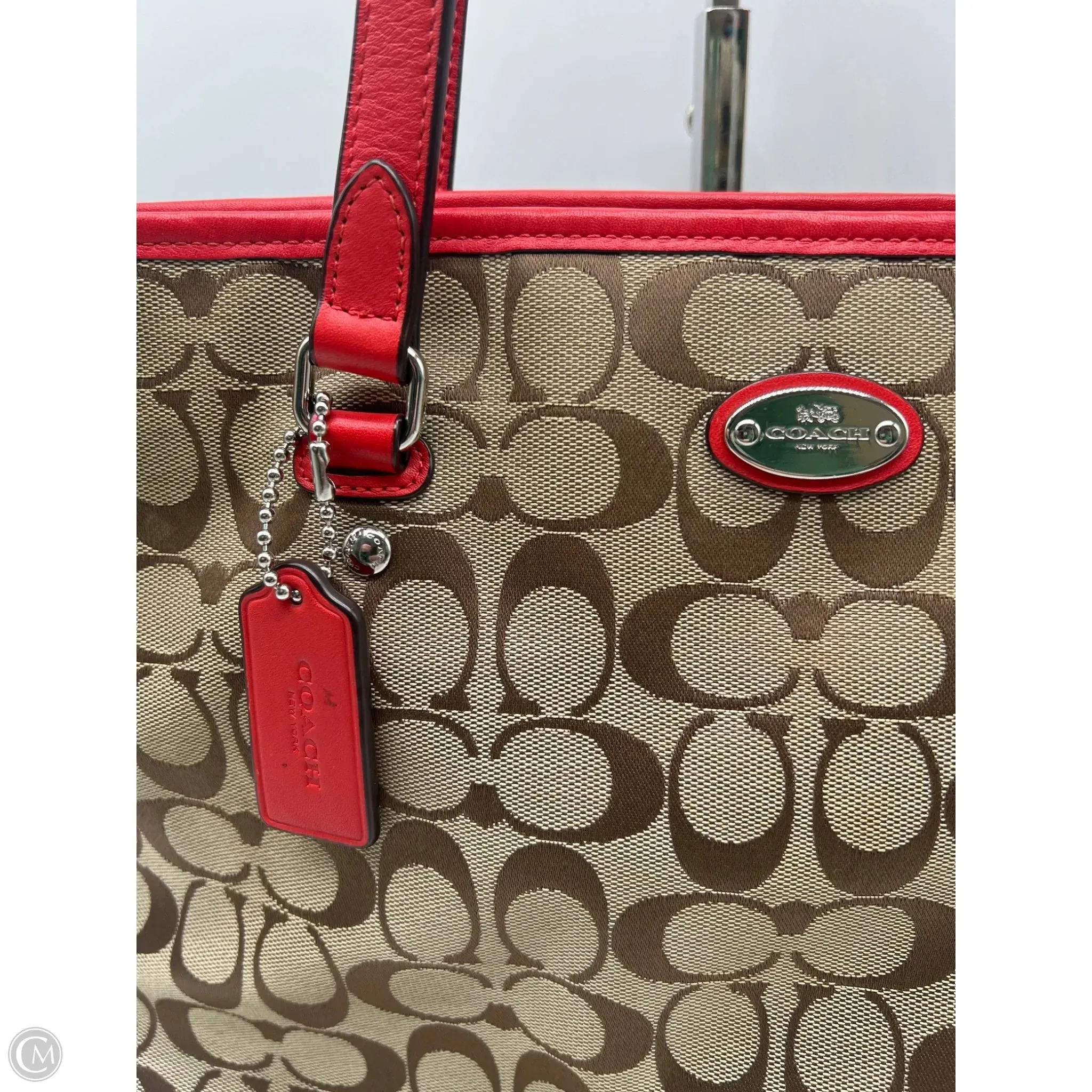 Handbag Designer By Coach, Size: Medium