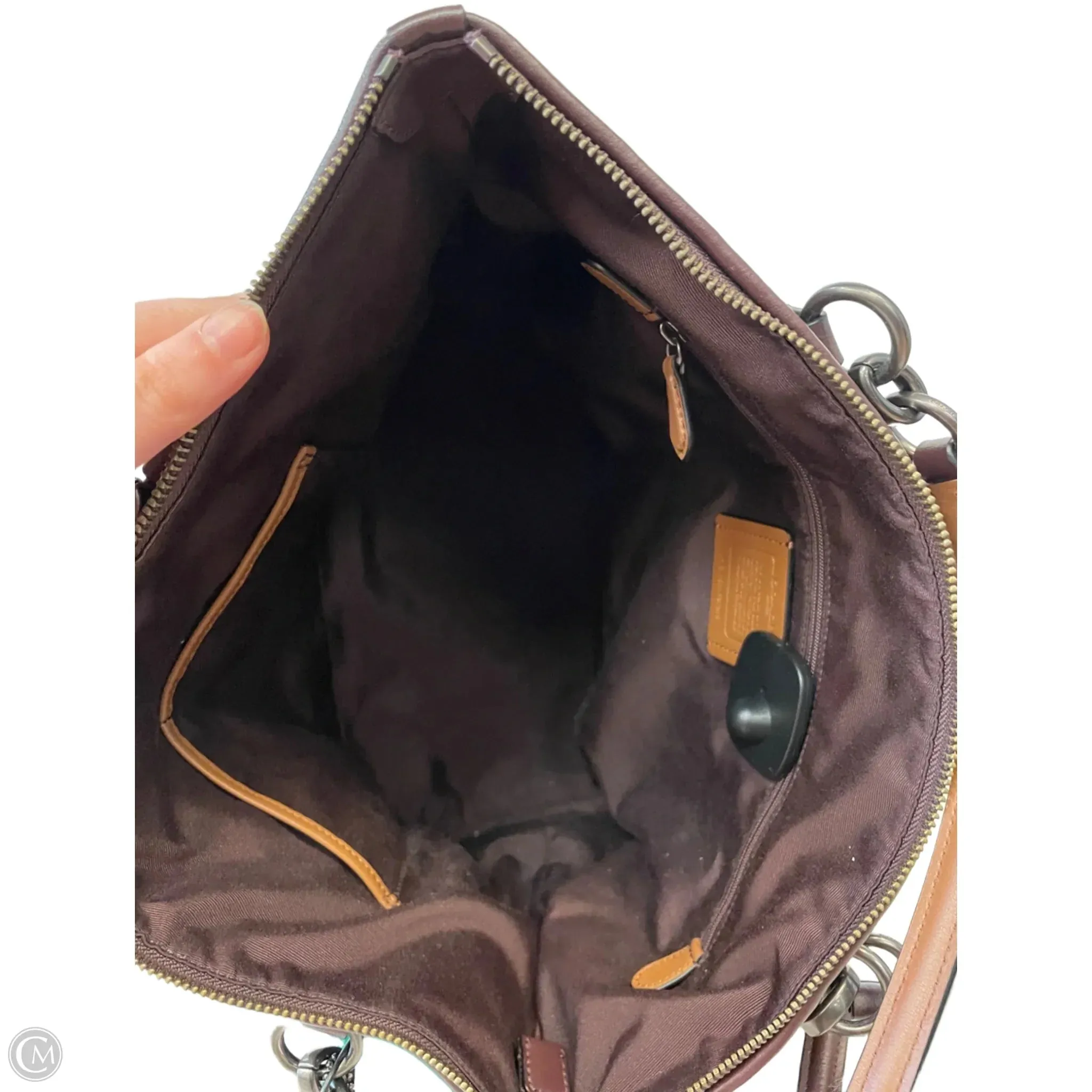 Handbag Designer By Coach, Size: Medium