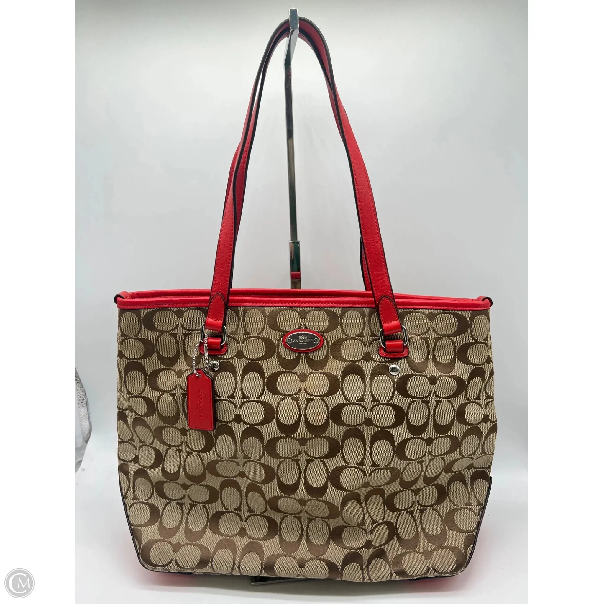 Handbag Designer By Coach, Size: Medium