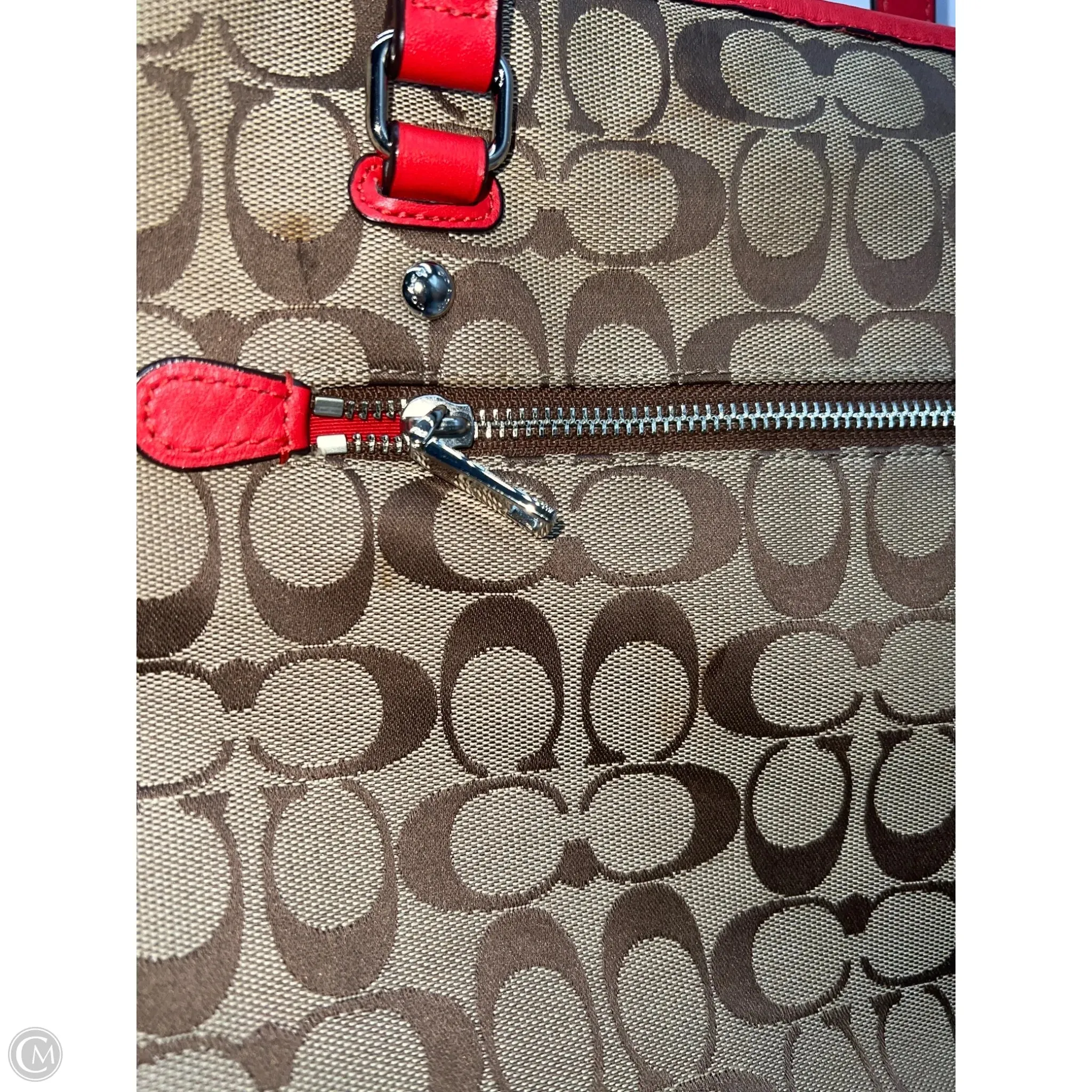 Handbag Designer By Coach, Size: Medium