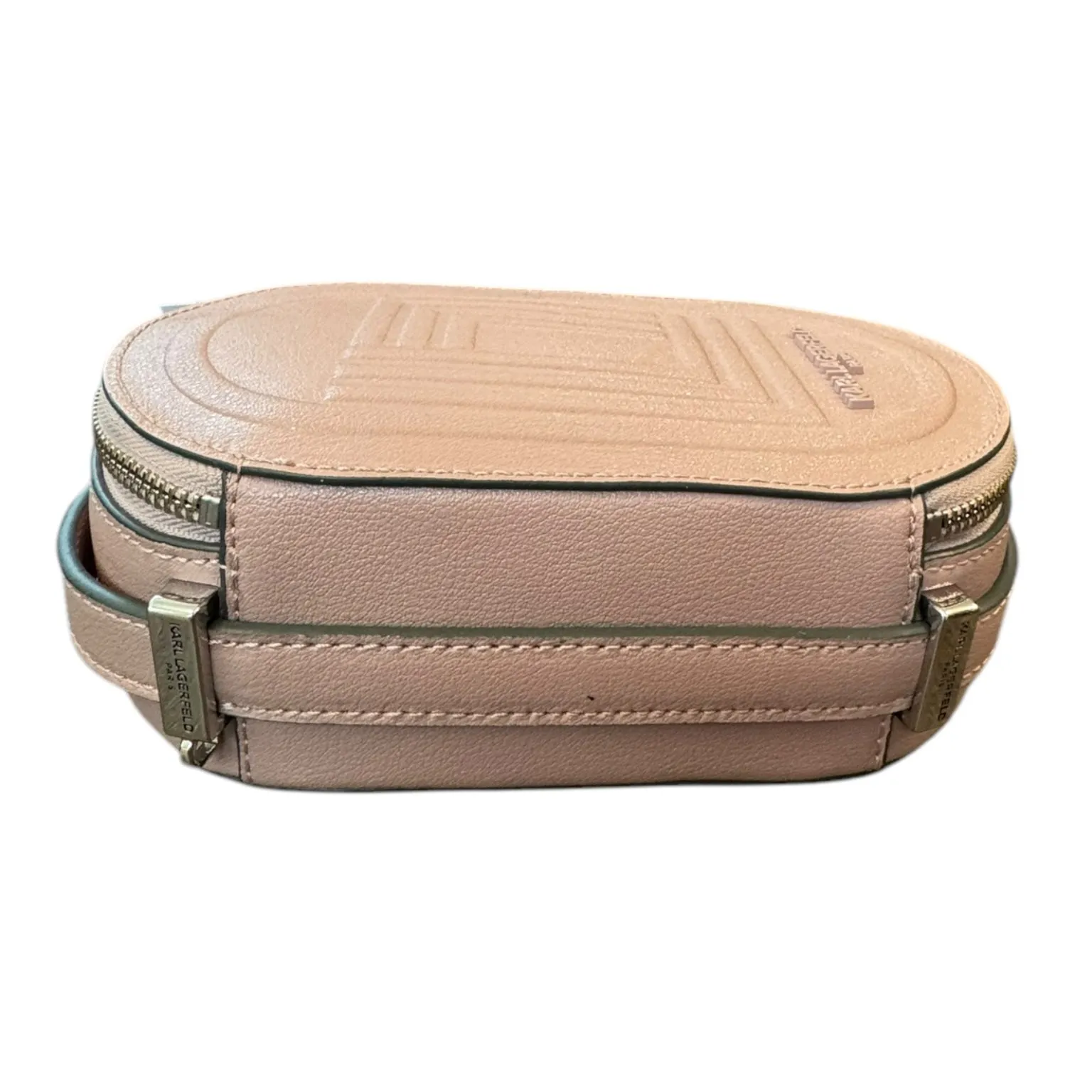Handbag Designer By Karl Lagerfeld In Mauve, Size:Small
