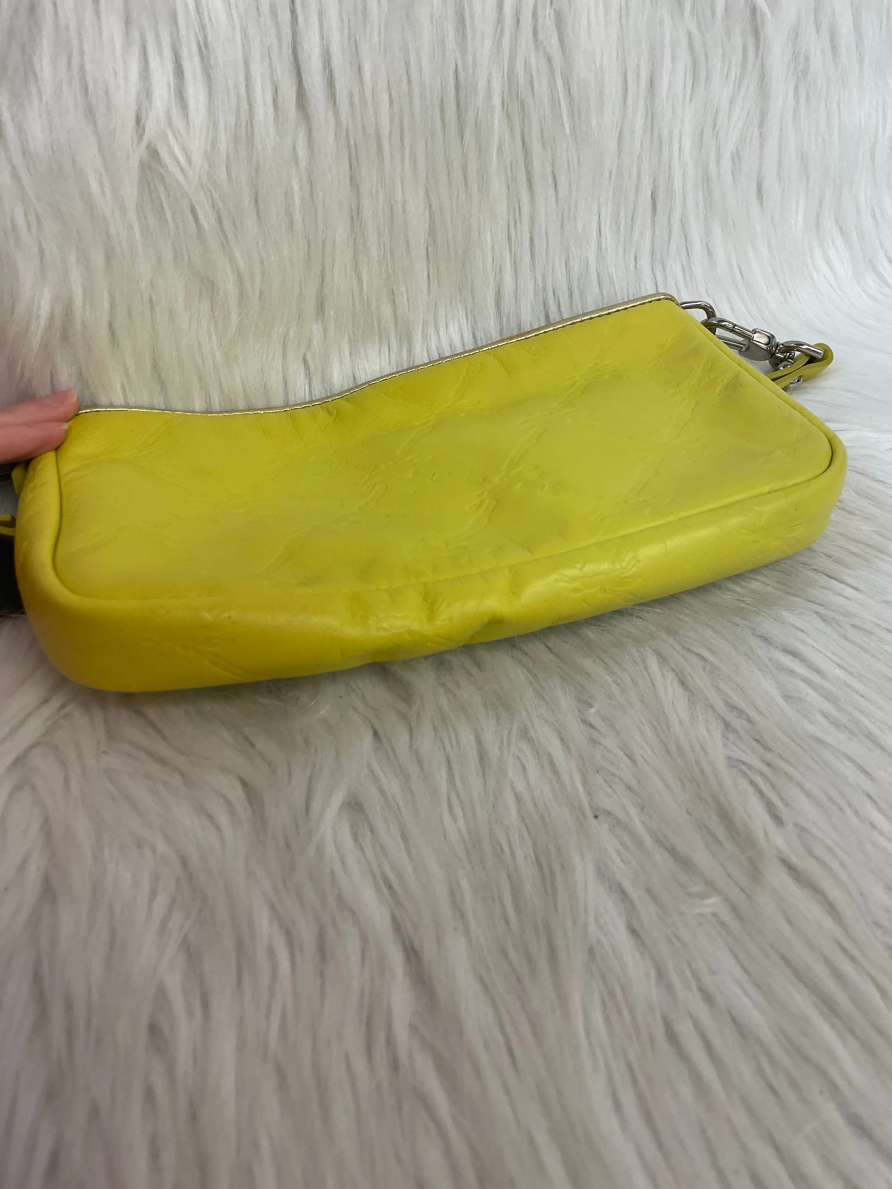 Handbag Designer By Longchamp In Green, Size:Small