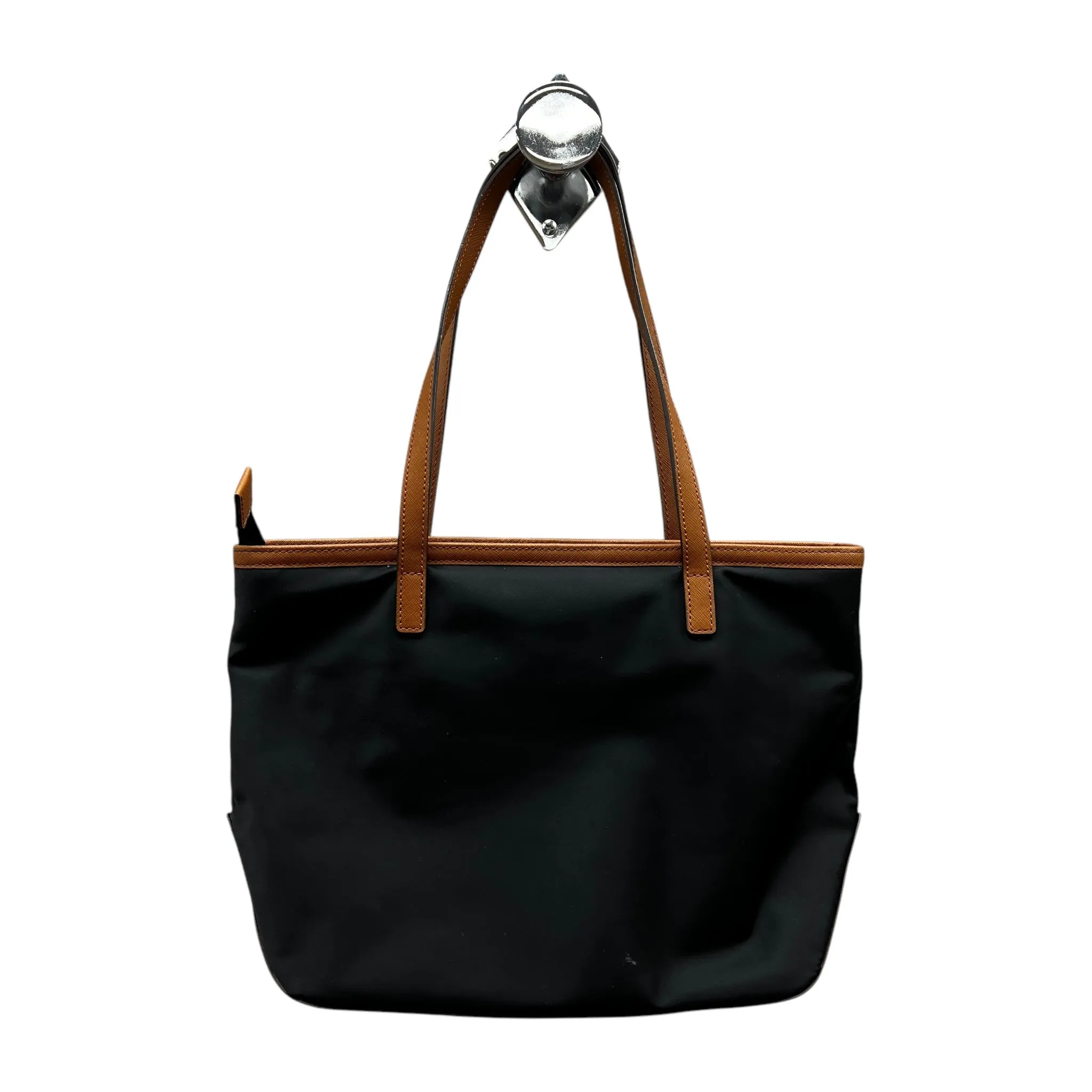Handbag Designer By Michael Kors In Black & Tan, Size:Large