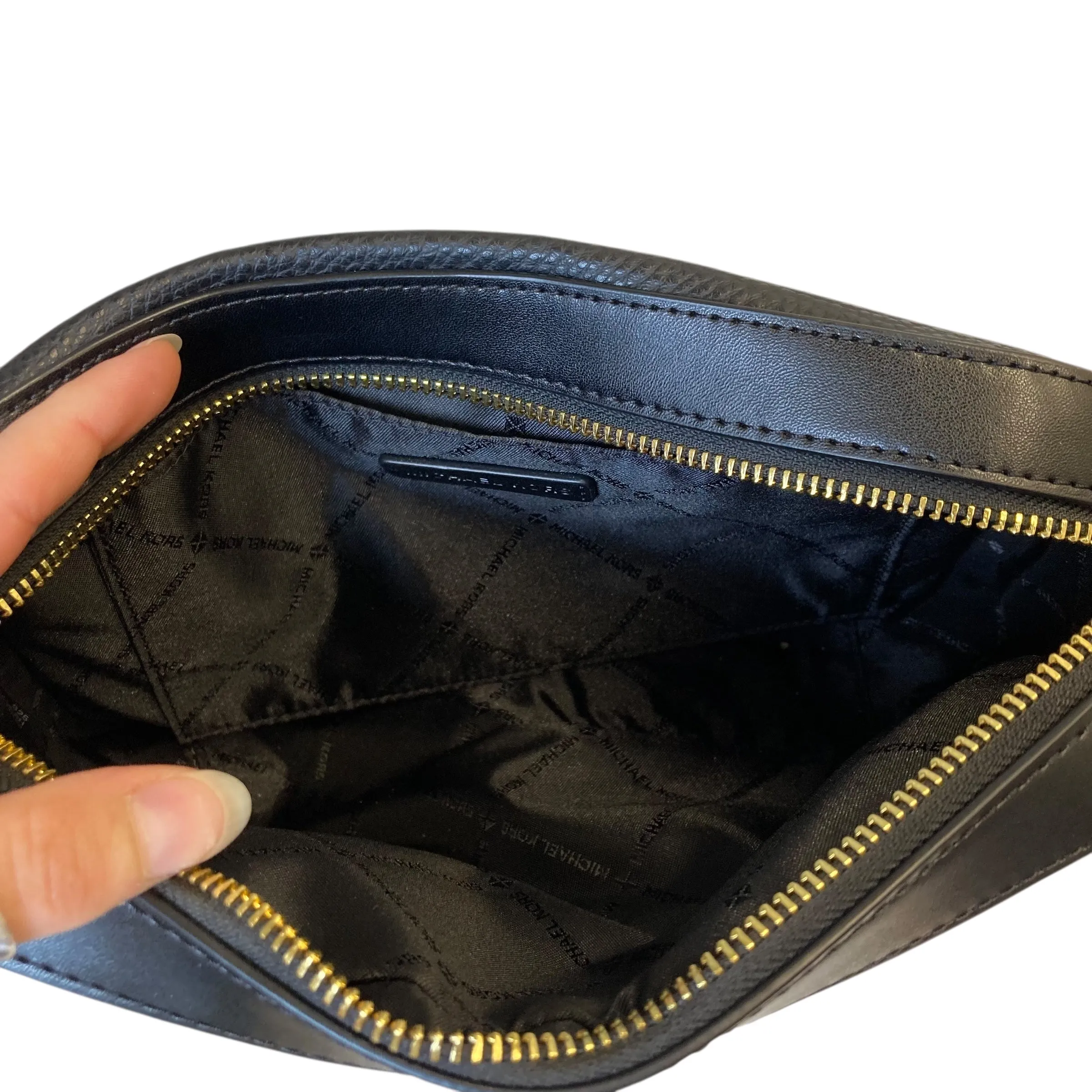 Handbag Designer By Michael Kors In Black, Size:Medium