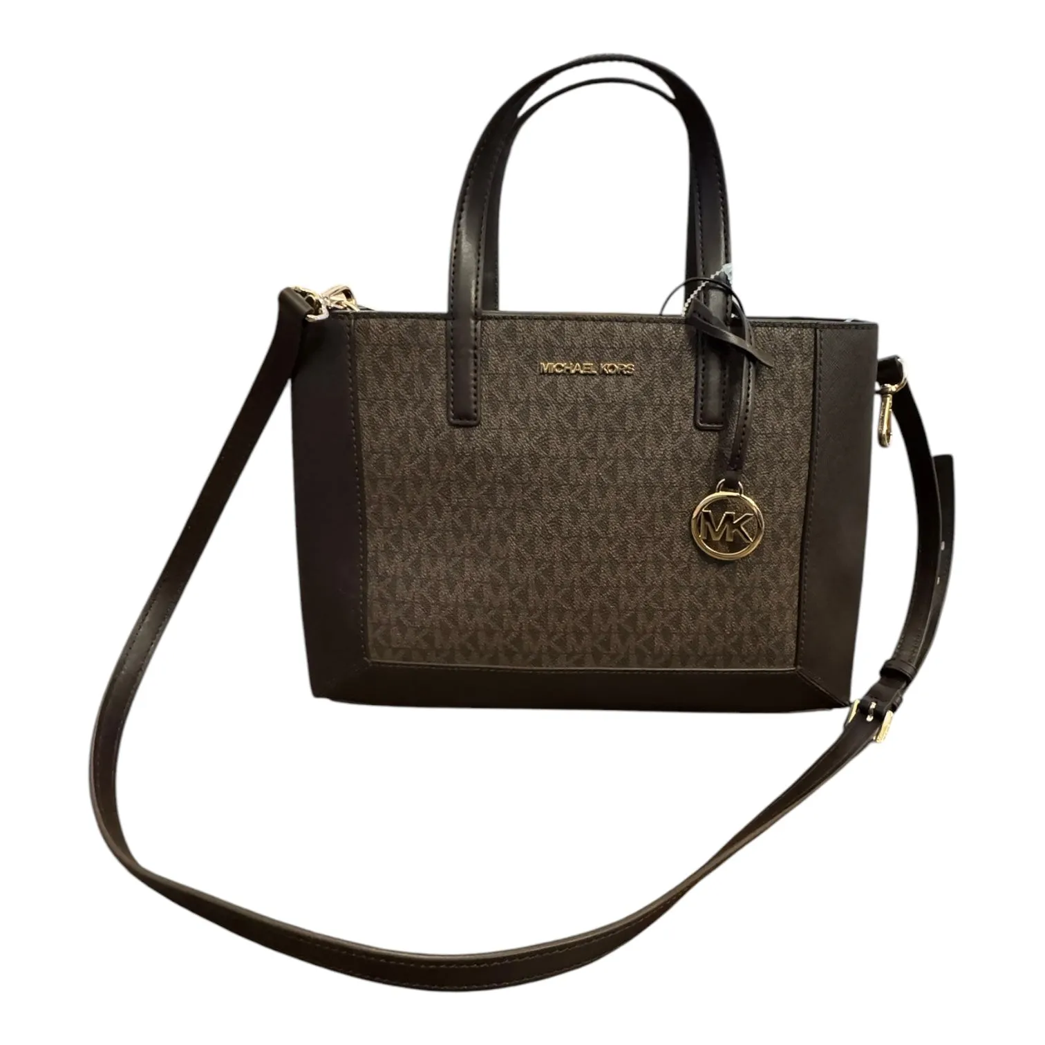 Handbag Designer By Michael Kors In Brown, Size:Medium