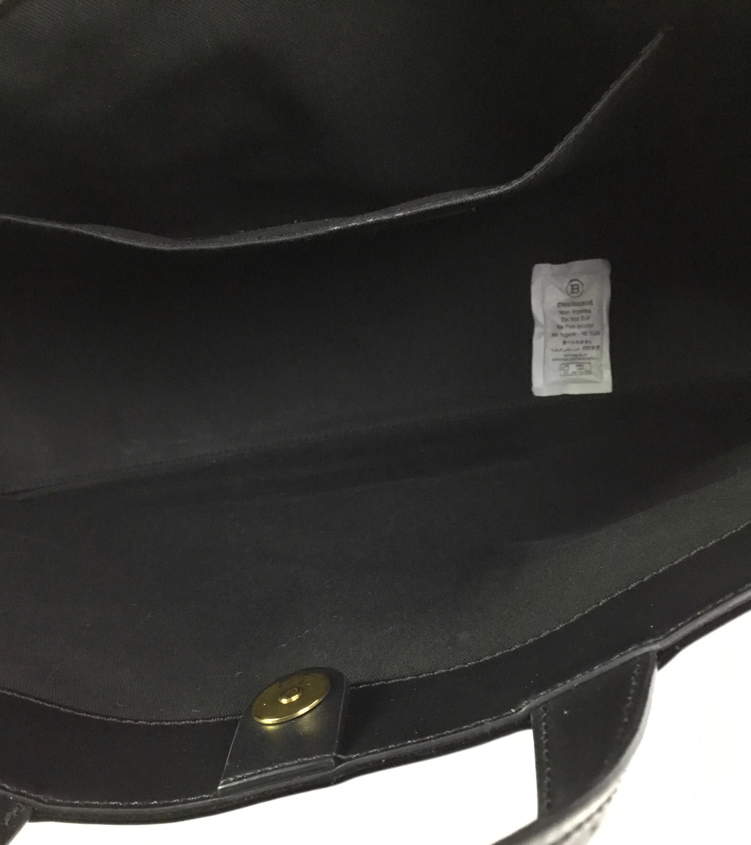 Handbag Luxury Designer By Balmain In Black, Size:Large