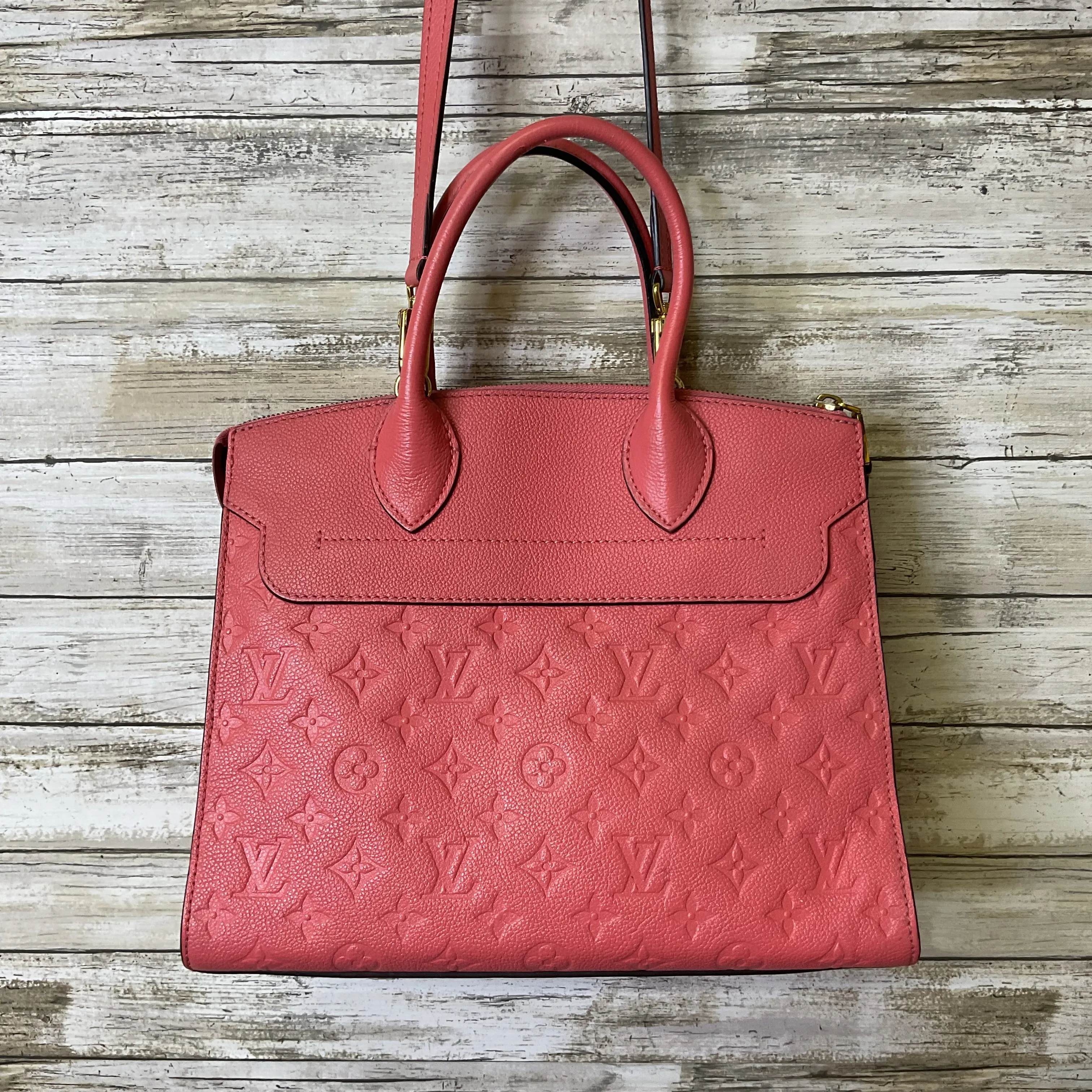 Handbag Luxury Designer By Louis Vuitton In Pink, Size:Medium