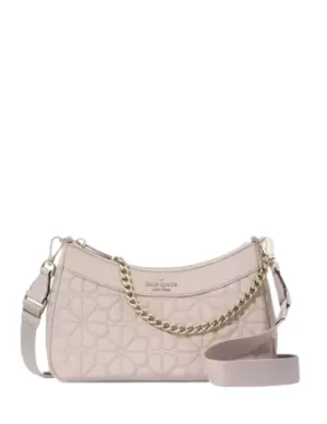 Kate Spade New York Spade Flower Quilted Nylon Convertible Crossbody
