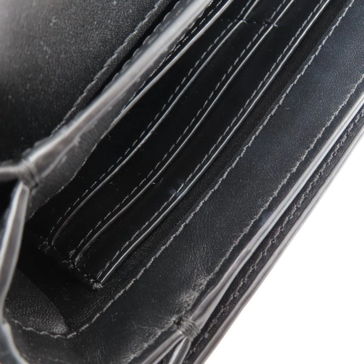 KENZO Shoulder Bag leather black 2WAY Women Used