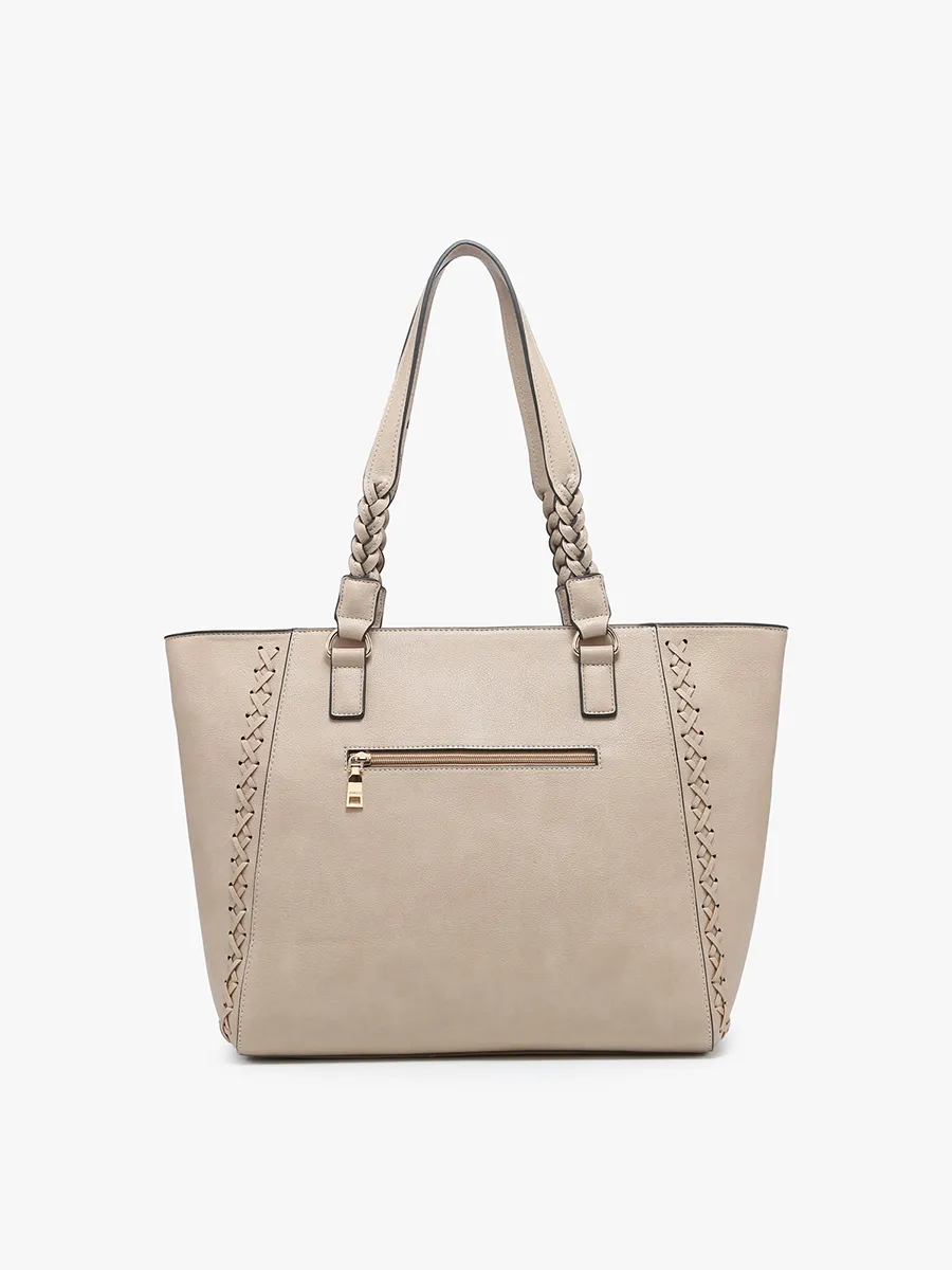 Lisa Vegan Structured Tote