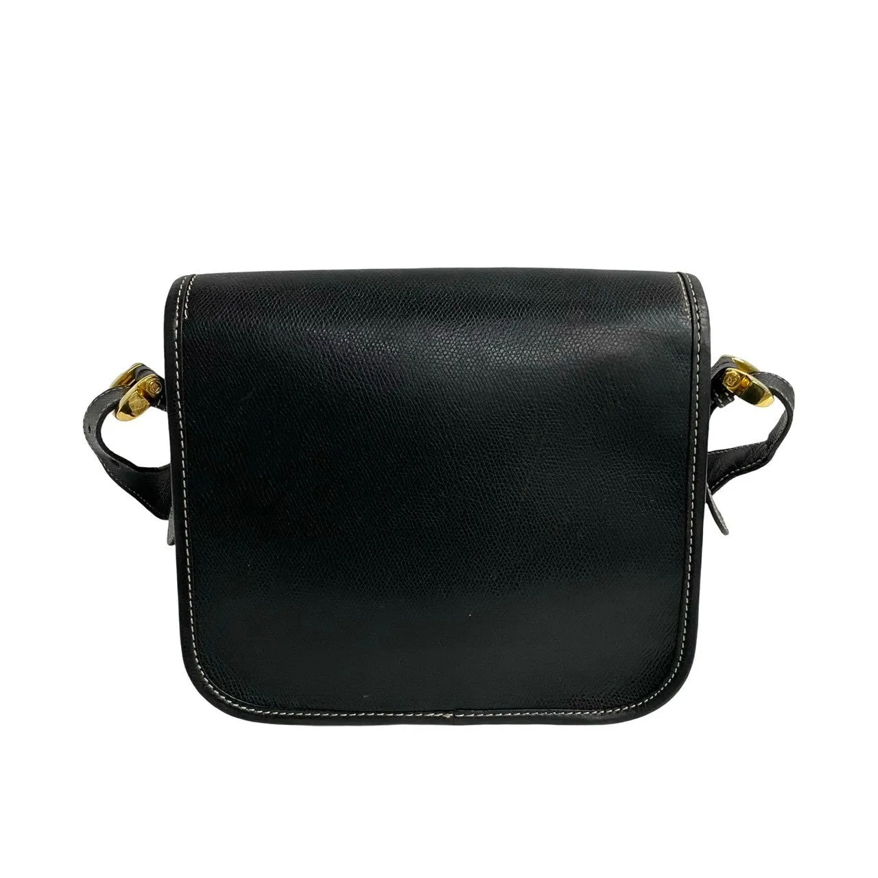 LOEWE Shoulder Bag leather black Anagram logo Women(Unisex) Used