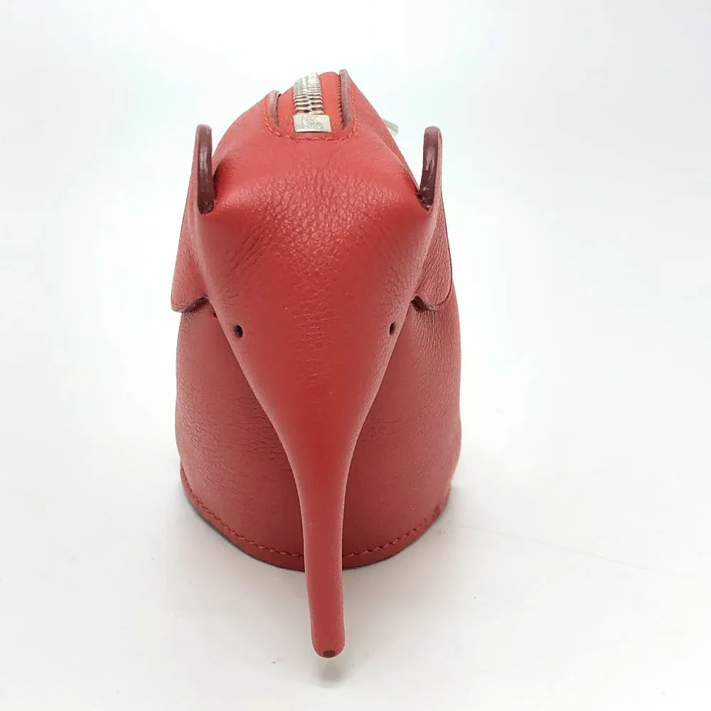 LOEWE Shoulder Bag leather pink animal collection mini Women Used