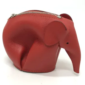 LOEWE Shoulder Bag leather pink animal collection mini Women Used