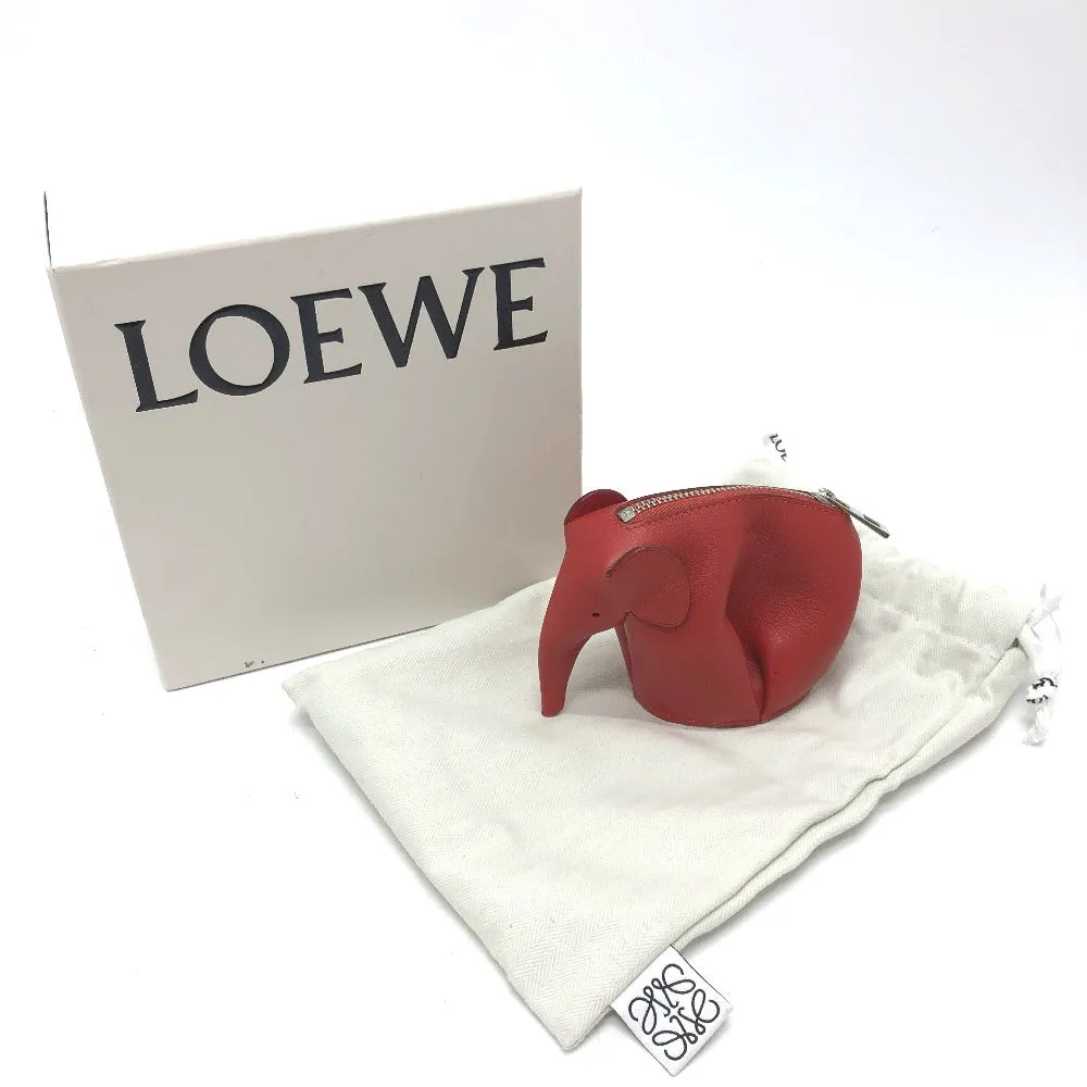 LOEWE Shoulder Bag leather pink animal collection mini Women Used