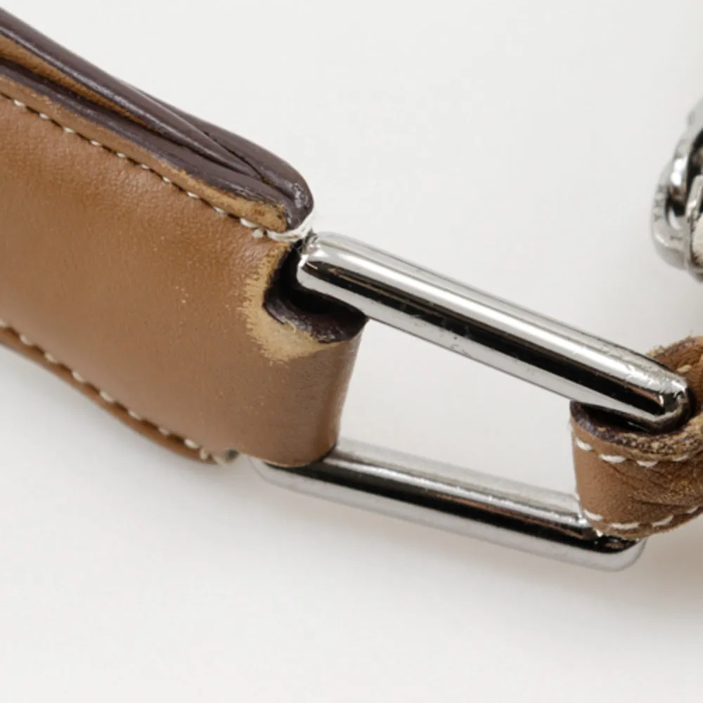 LOEWE Shoulder Bag PVC, Leather white anagram
