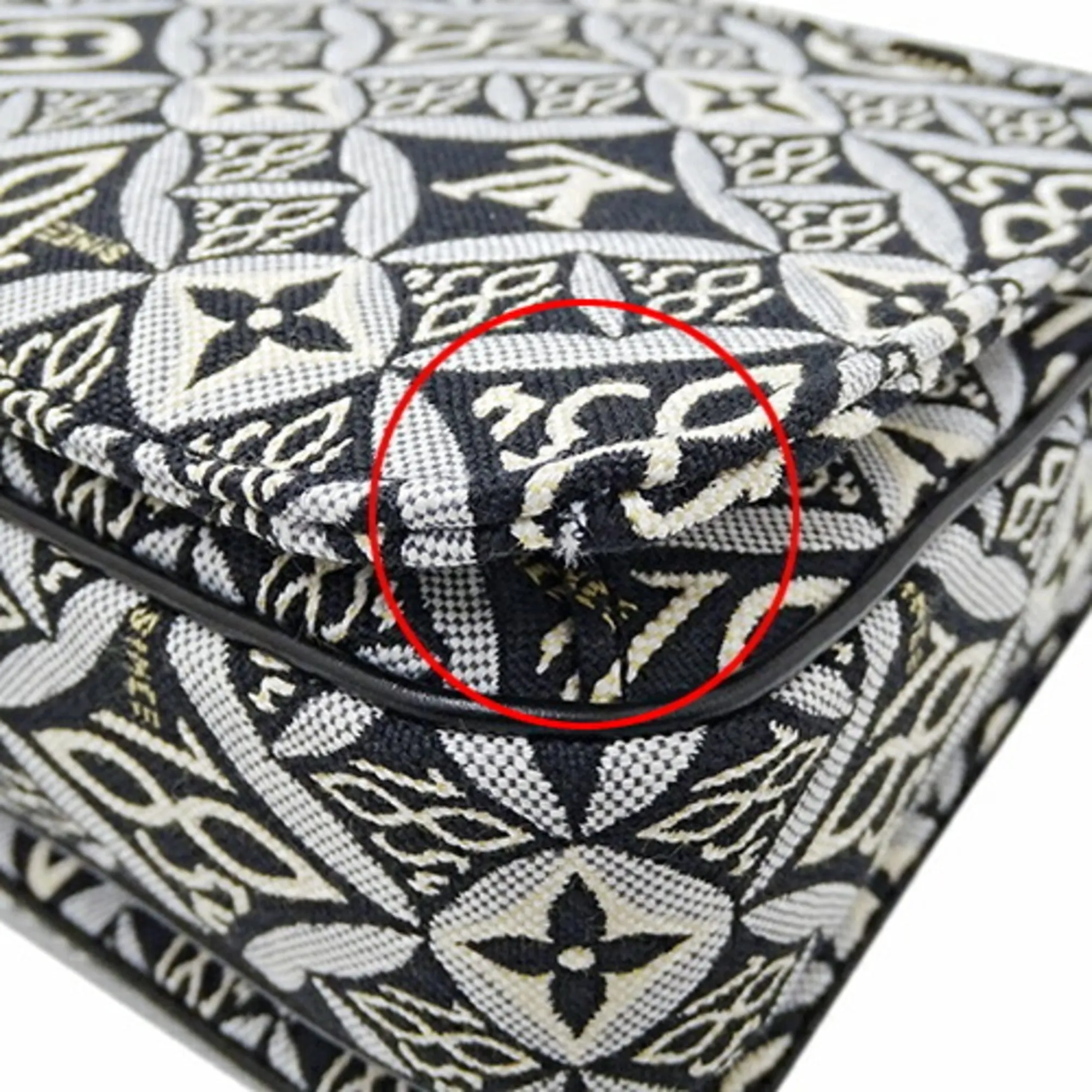 LOUIS VUITTON Bag Monogram Jacquard SINCE 1854 Ladies Handbag Shoulder Pochette Metis MM Gray M57272 2020 Collection