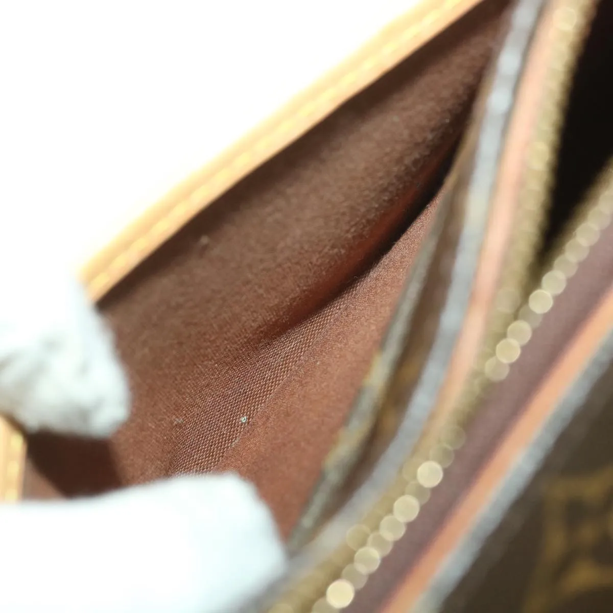 Louis Vuitton Brown Canvas Popincourt shoulder bag