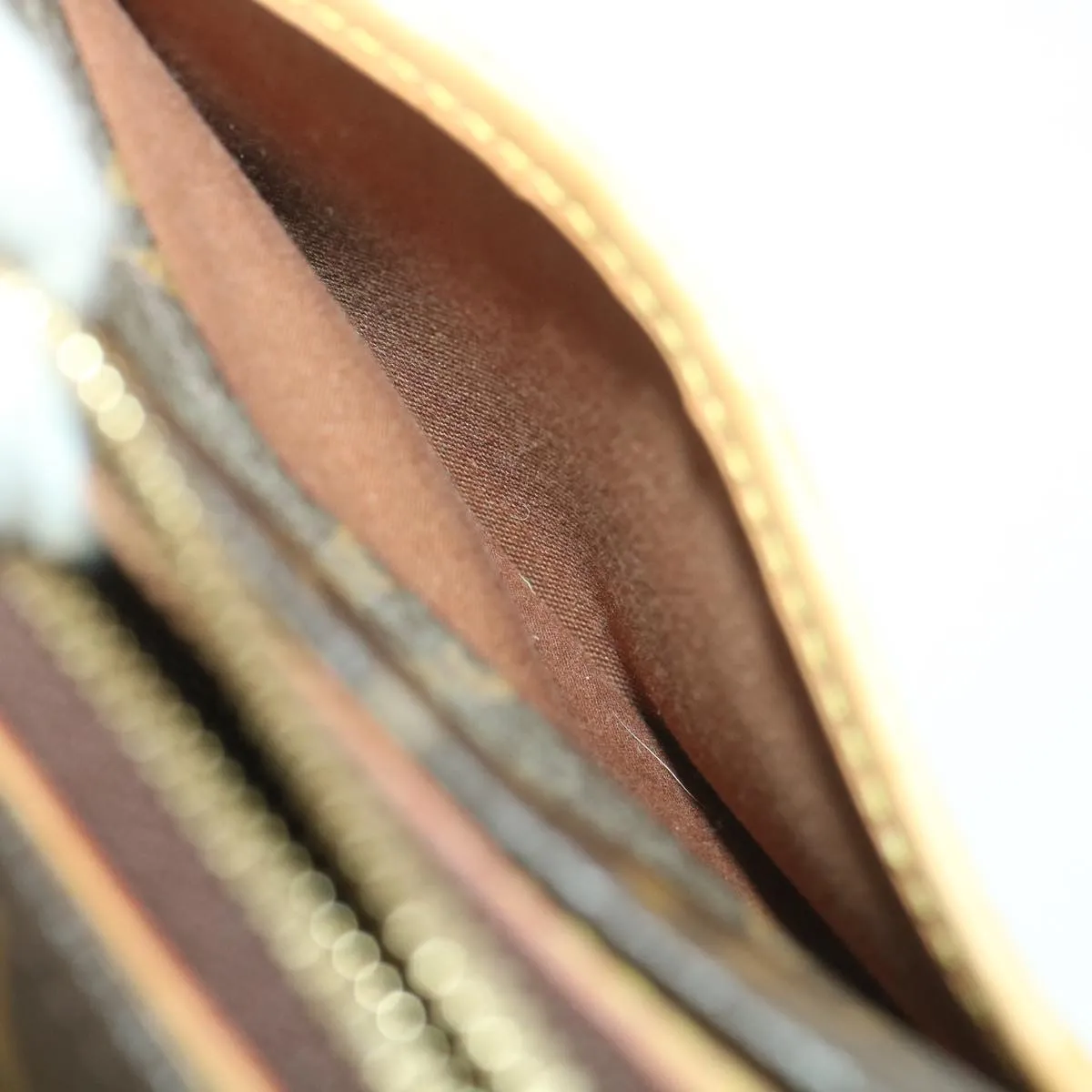 Louis Vuitton Brown Canvas Popincourt shoulder bag