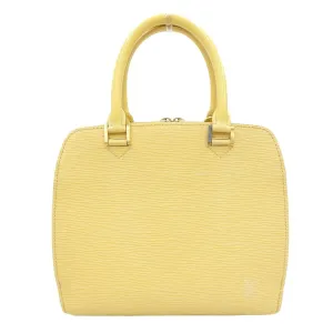 Louis Vuitton Epi Ponneuf Handbag Shoulder Bag Vanilla M5205A
