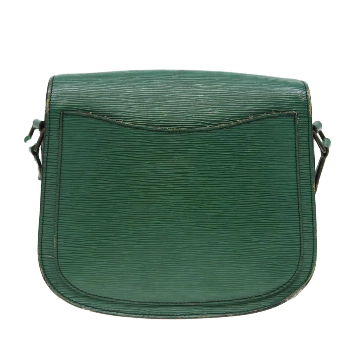 LOUIS VUITTON Epi Saint Cloud GM Shoulder Bag Green M52194 LV Auth 84577