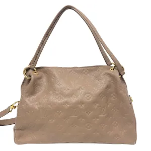 LOUIS VUITTON Handbag M43927 leather beige 2WAYShoulder Bag Ann Platt Ponty PM Women Used