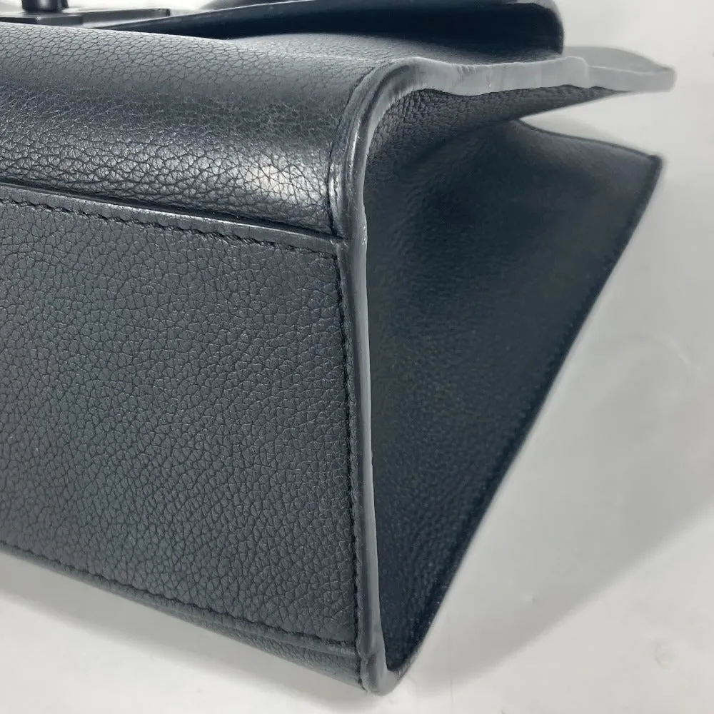 LOUIS VUITTON Handbag M55845 Grain Calfskin Leather black Tote Bag Shoulder Bag Rock Me Tote PM