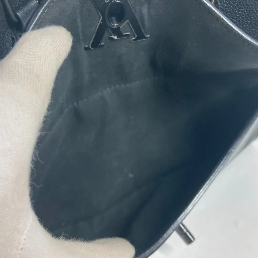 LOUIS VUITTON Handbag M55845 Grain Calfskin Leather black Tote Bag Shoulder Bag Rock Me Tote PM
