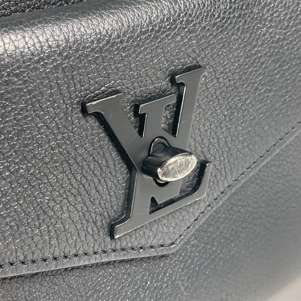 LOUIS VUITTON Handbag M55845 Grain Calfskin Leather black Tote Bag Shoulder Bag Rock Me Tote PM