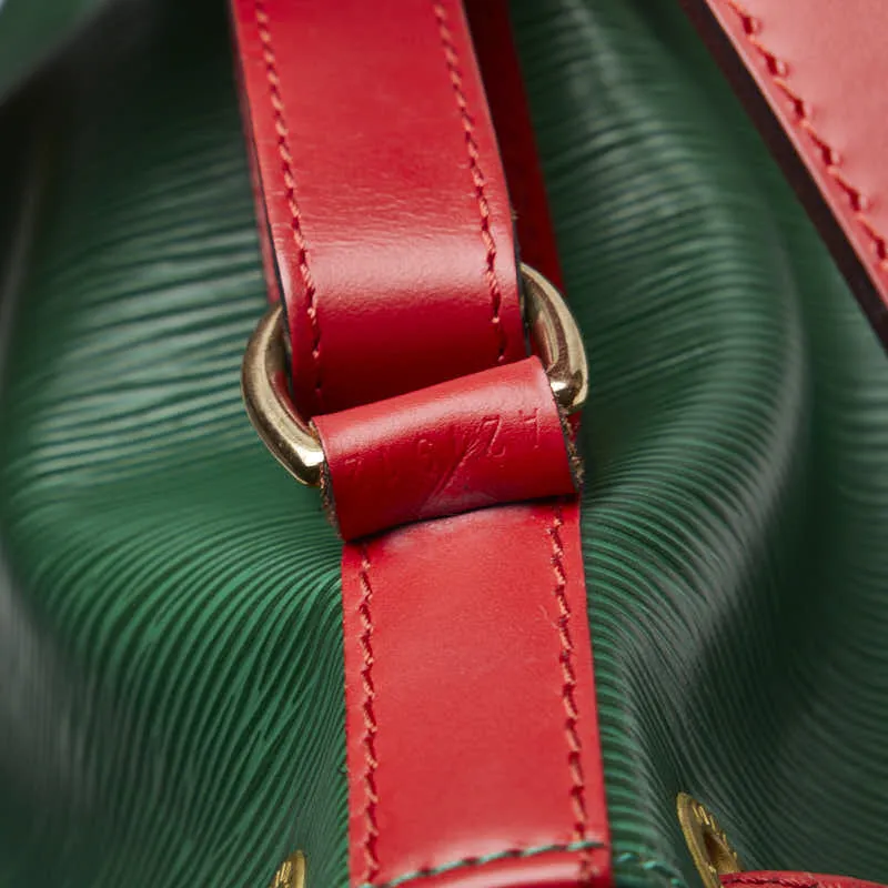 Louis Vuitton Louis Vuitton Epic M44147 Shoulder Bag Leather Borneo Green Castilian Red
