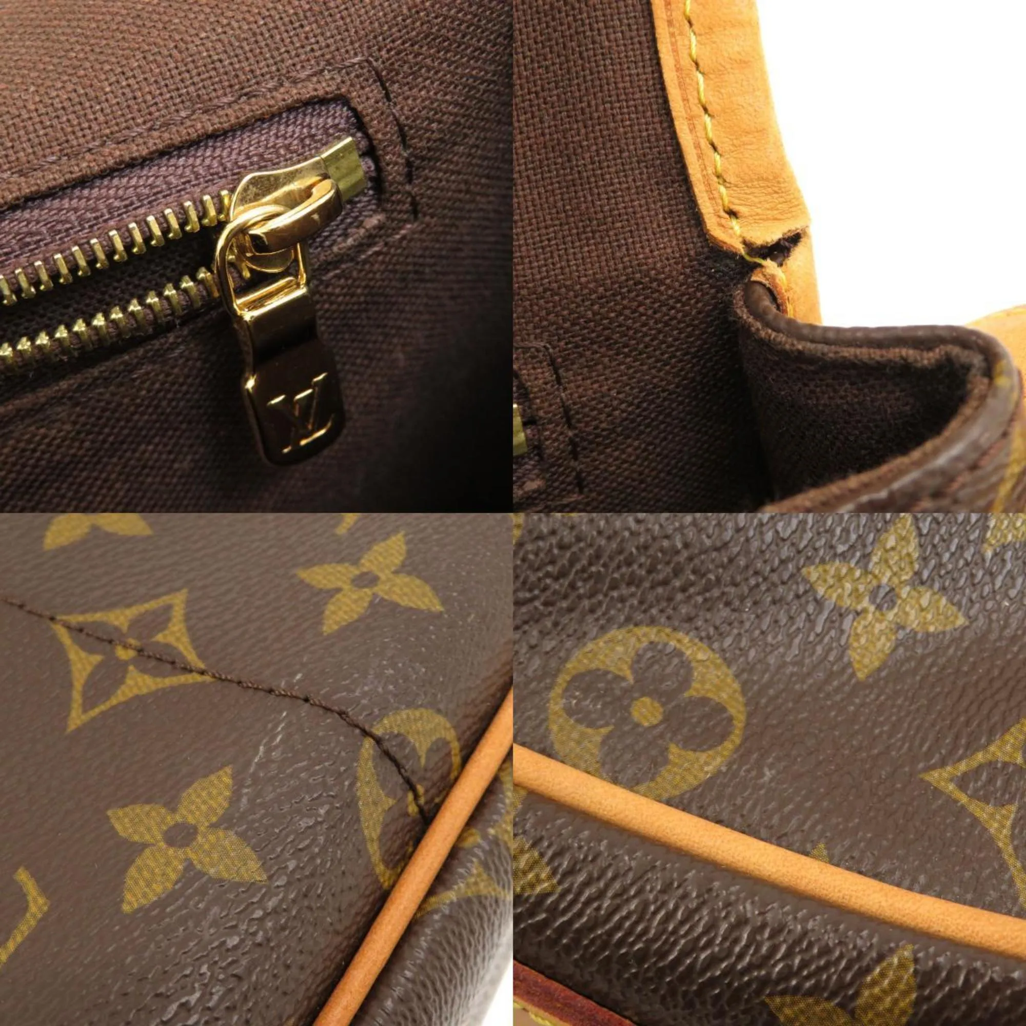 LOUIS VUITTON M40473 Menilmontane MM Monogram Shoulder Bag Canvas Women's