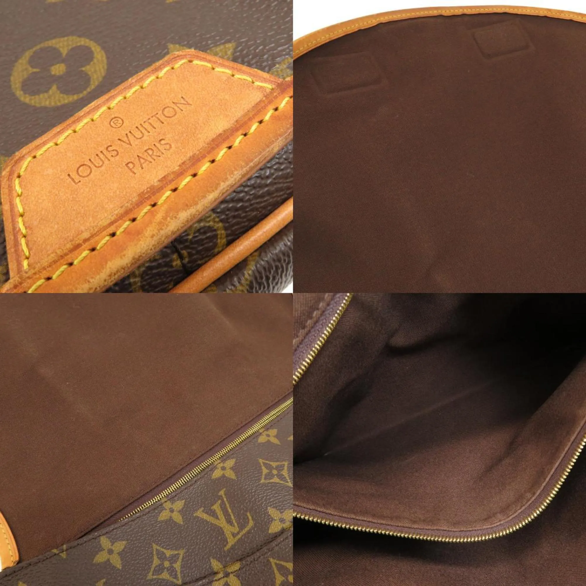 LOUIS VUITTON M40473 Menilmontane MM Monogram Shoulder Bag Canvas Women's
