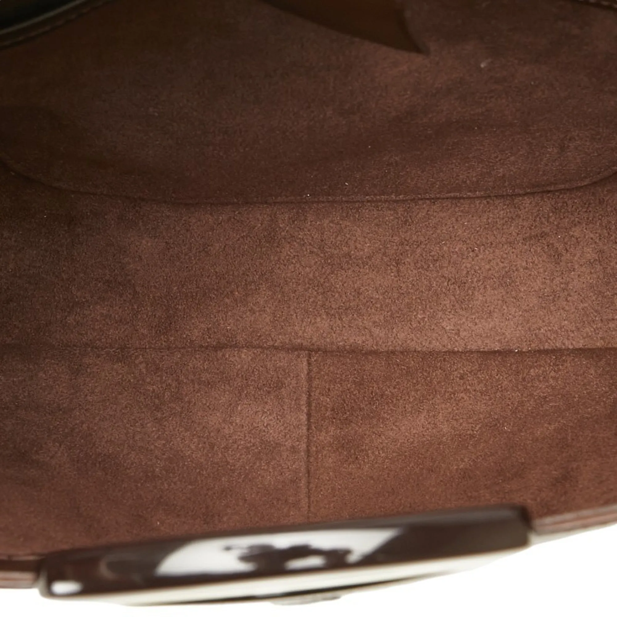 Louis Vuitton  Moka Leather Shoulder Bag