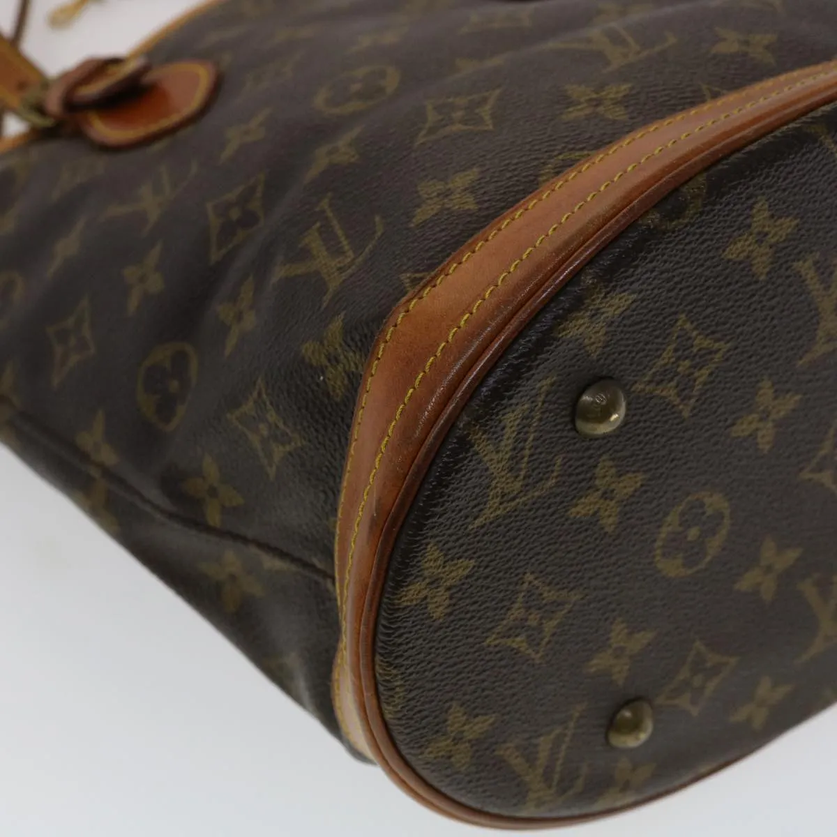 LOUIS VUITTON Monogram Bucket PM Shoulder Bag M42238 LV Auth am2619g
