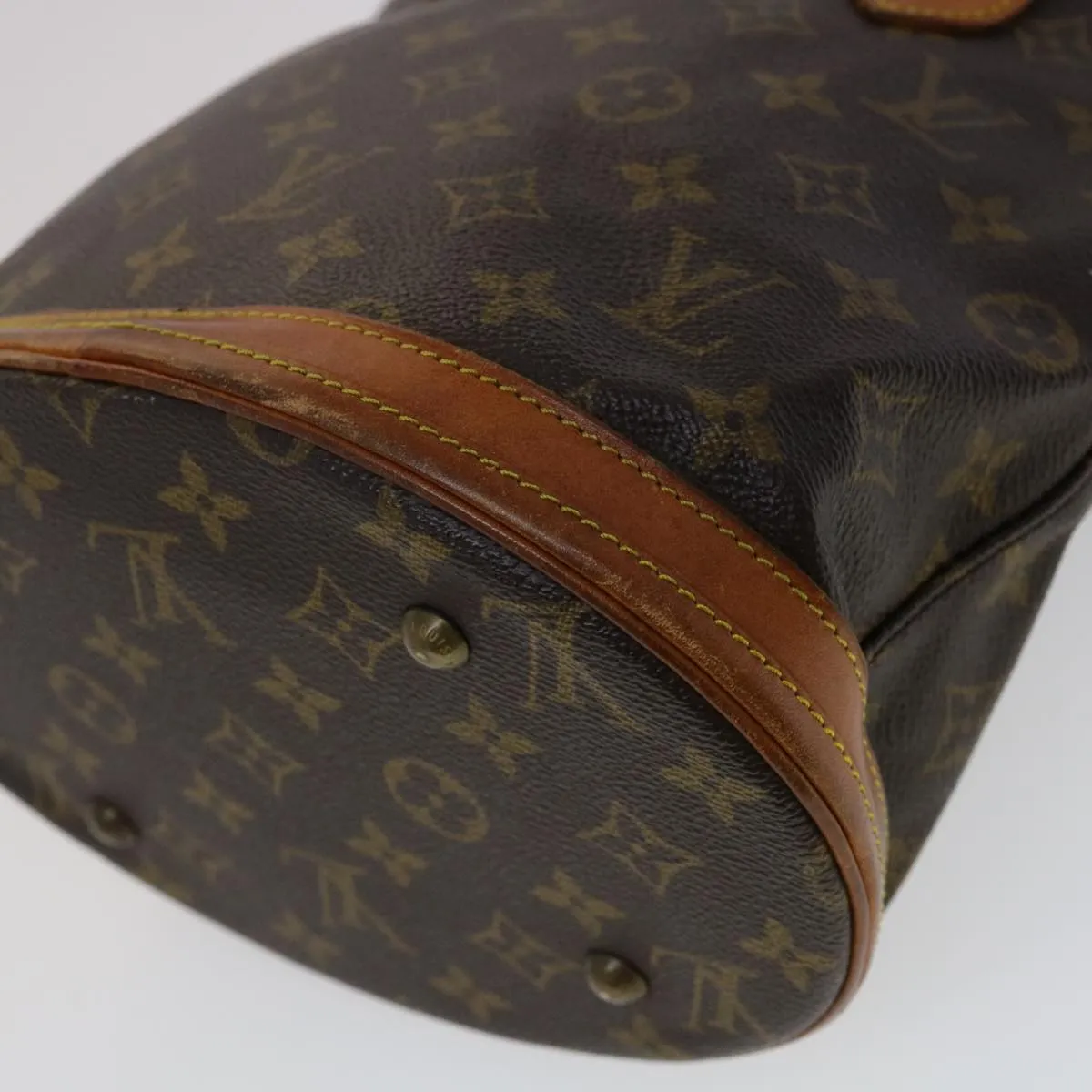 LOUIS VUITTON Monogram Bucket PM Shoulder Bag M42238 LV Auth am2619g