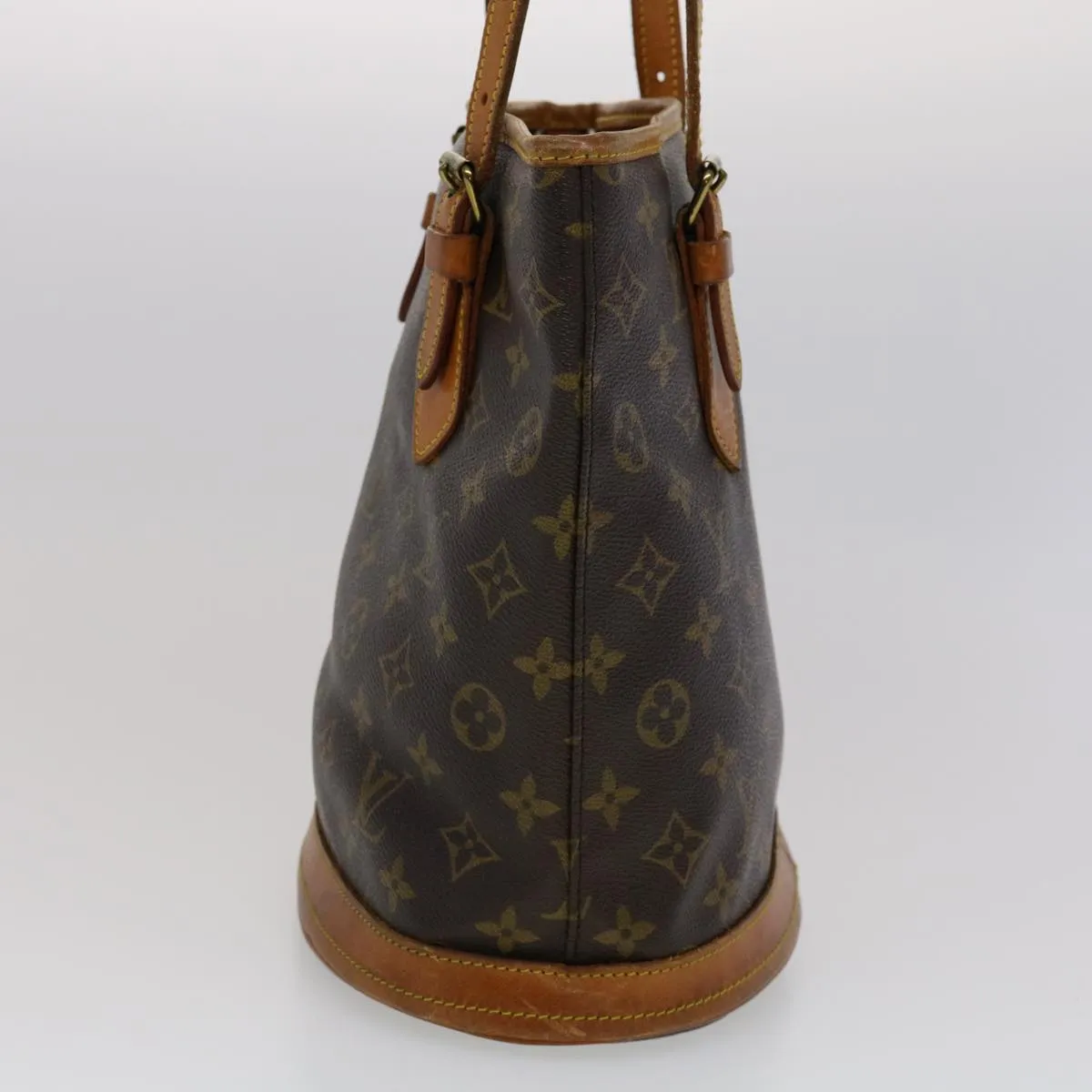 LOUIS VUITTON Monogram Bucket PM Shoulder Bag M42238 LV Auth am2619g