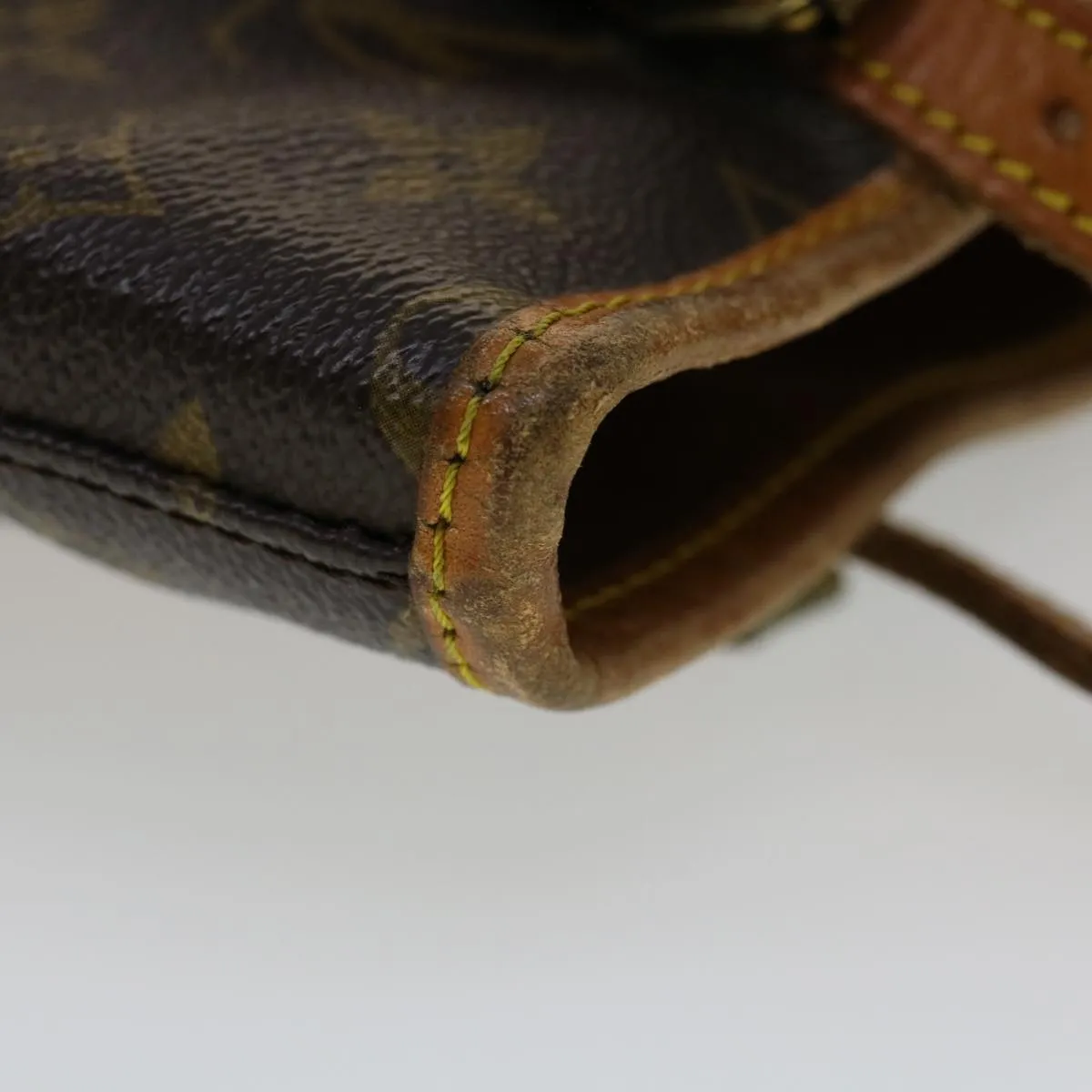 LOUIS VUITTON Monogram Bucket PM Shoulder Bag M42238 LV Auth am2619g