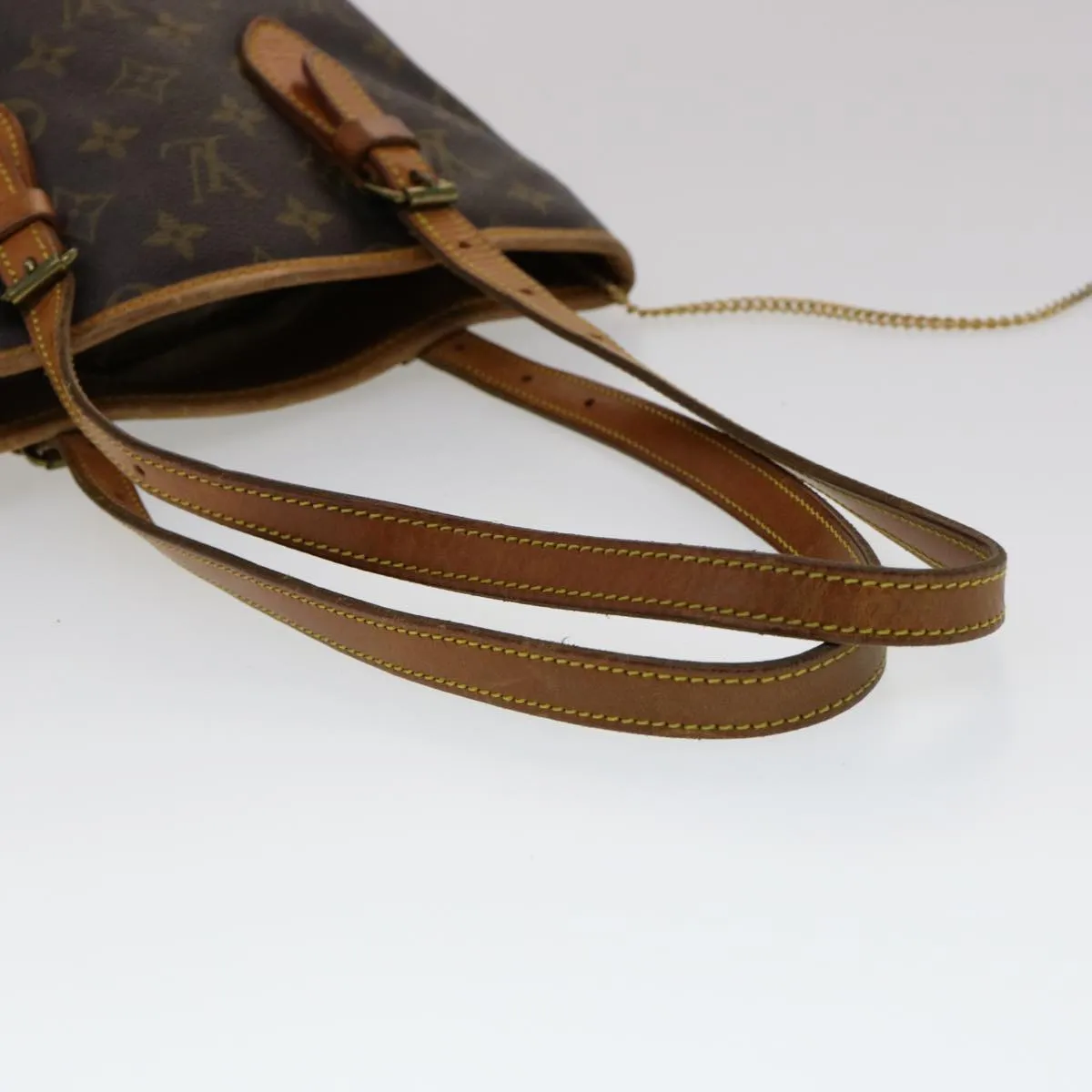 LOUIS VUITTON Monogram Bucket PM Shoulder Bag M42238 LV Auth am2619g