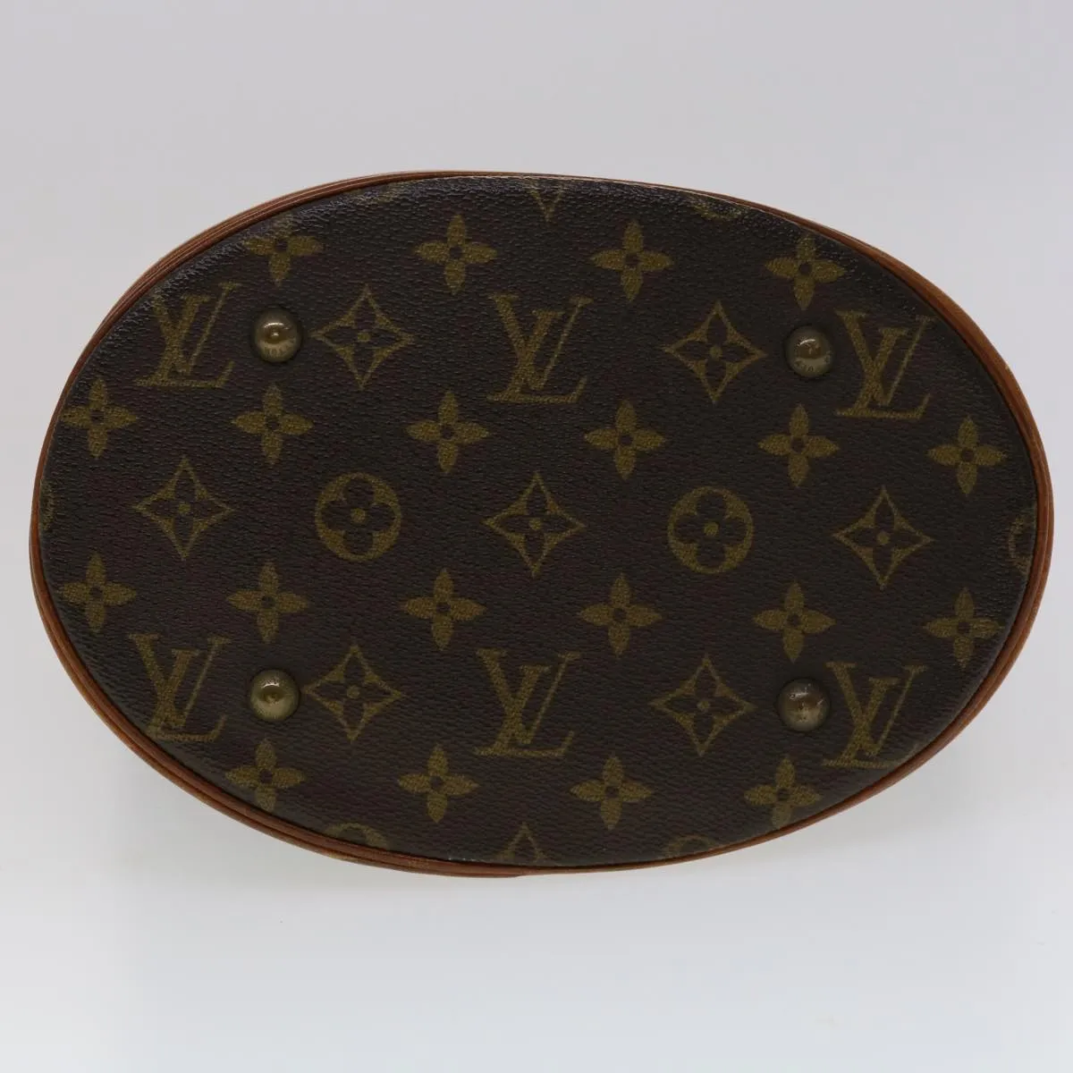 LOUIS VUITTON Monogram Bucket PM Shoulder Bag M42238 LV Auth am2619g
