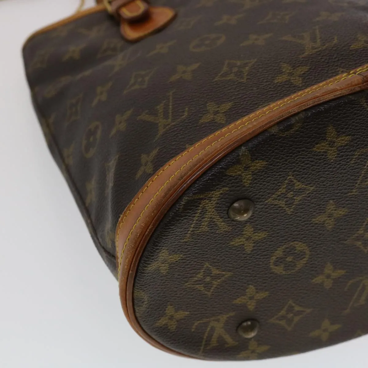 LOUIS VUITTON Monogram Bucket PM Shoulder Bag M42238 LV Auth am2619g