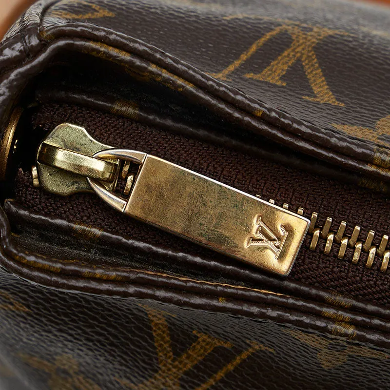 Louis Vuitton Monogram Loo MM Shoulder Bag M51146 Brown PVC Leather  Louis Vuitton