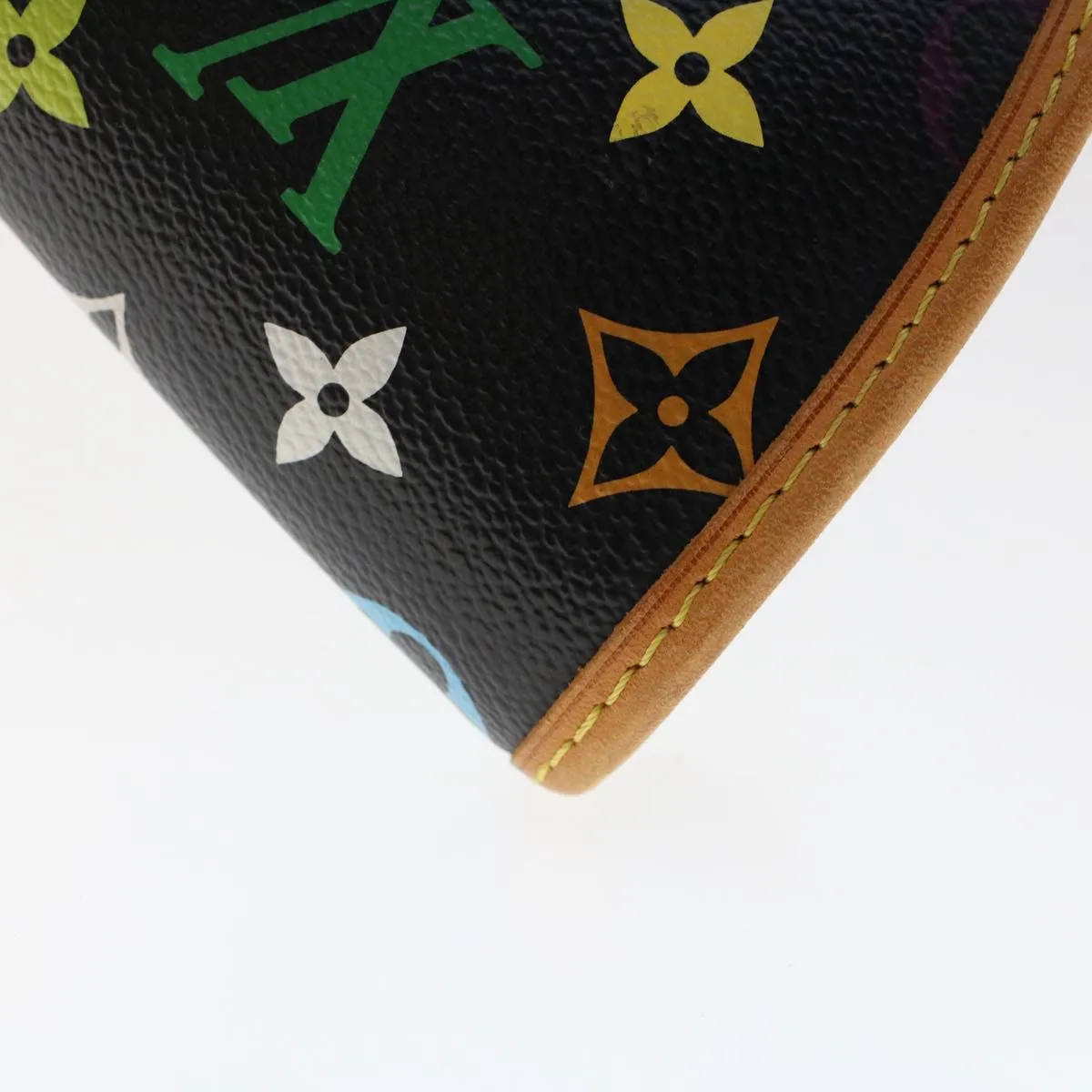 LOUIS VUITTON Monogram Multicolor Shirley Shoulder Bag Black M40050 Auth 49434