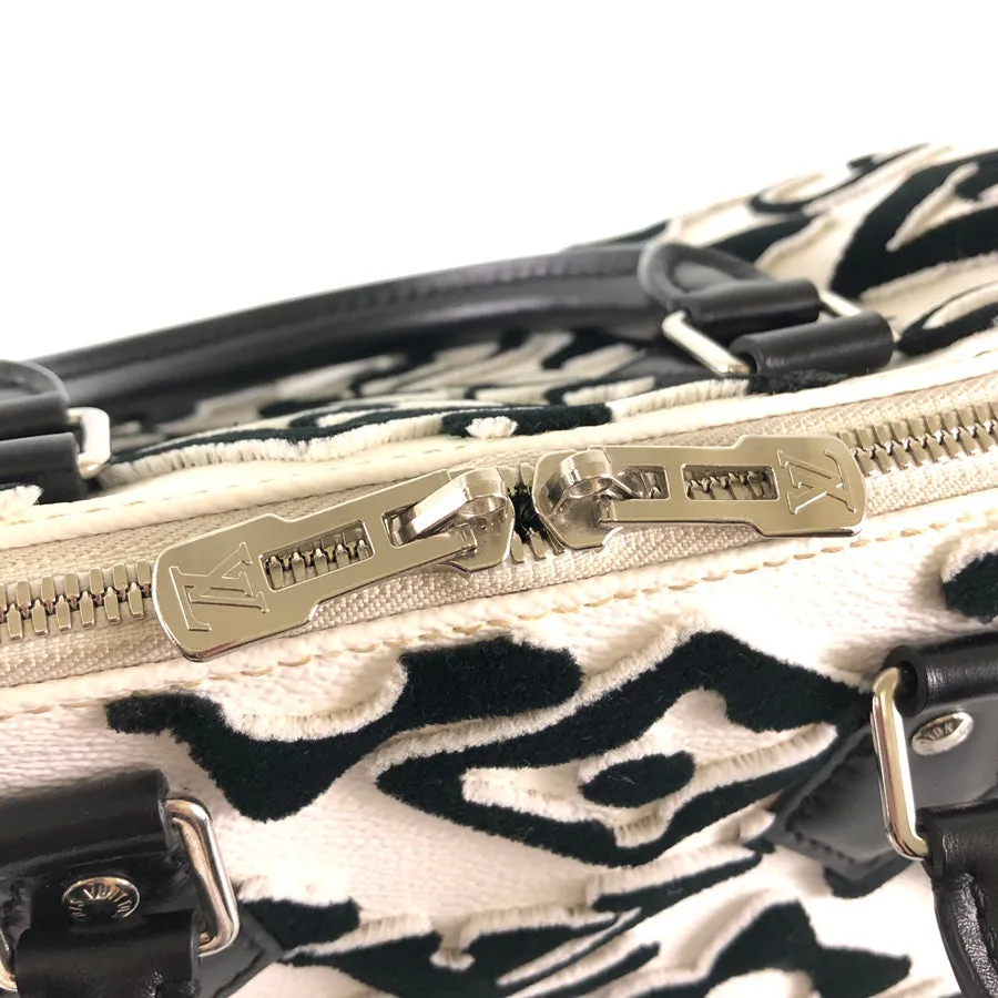 LOUIS VUITTON Monogram Tufted Speedy Bandouliere 25 LV ?? UF Urs Fisher Collaboration 2WAY Shoulder Handbag