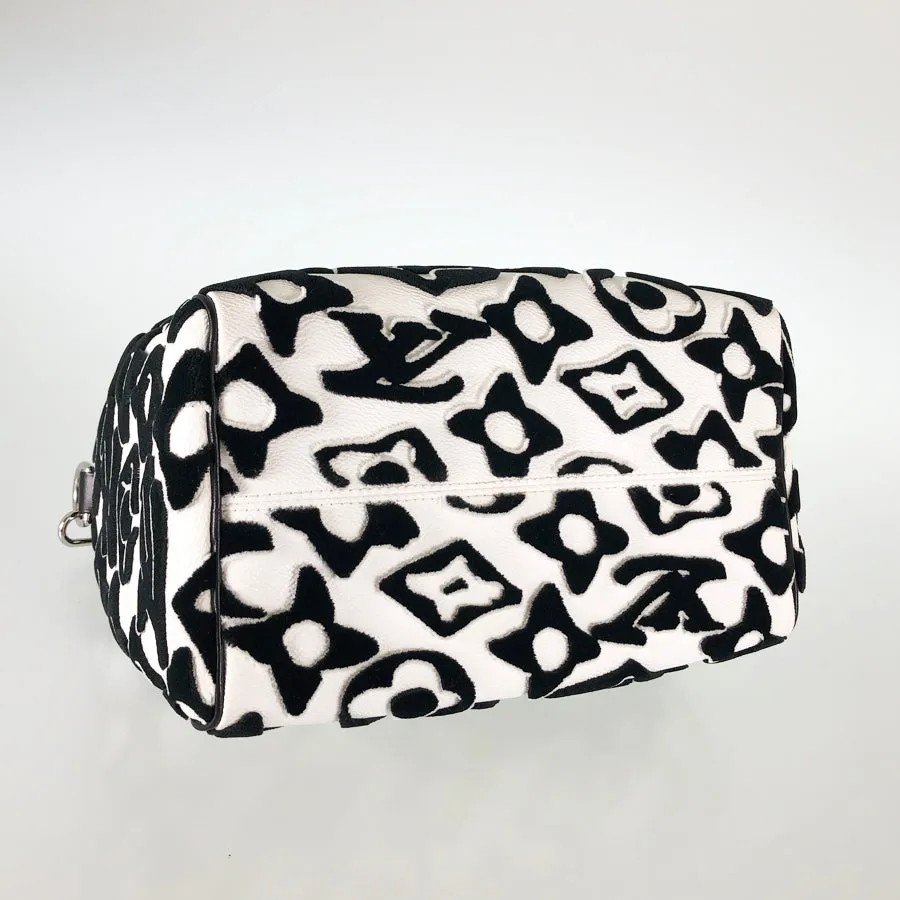 LOUIS VUITTON Monogram Tufted Speedy Bandouliere 25 LV ?? UF Urs Fisher Collaboration 2WAY Shoulder Handbag