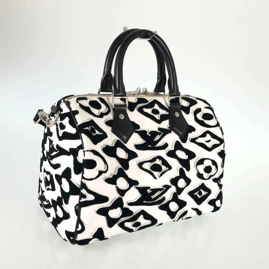 LOUIS VUITTON Monogram Tufted Speedy Bandouliere 25 LV ?? UF Urs Fisher Collaboration 2WAY Shoulder Handbag