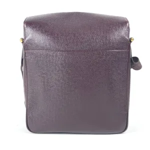 LOUIS VUITTON Shoulder Bag M30826 Taiga Leather purple Taiga Yaranga