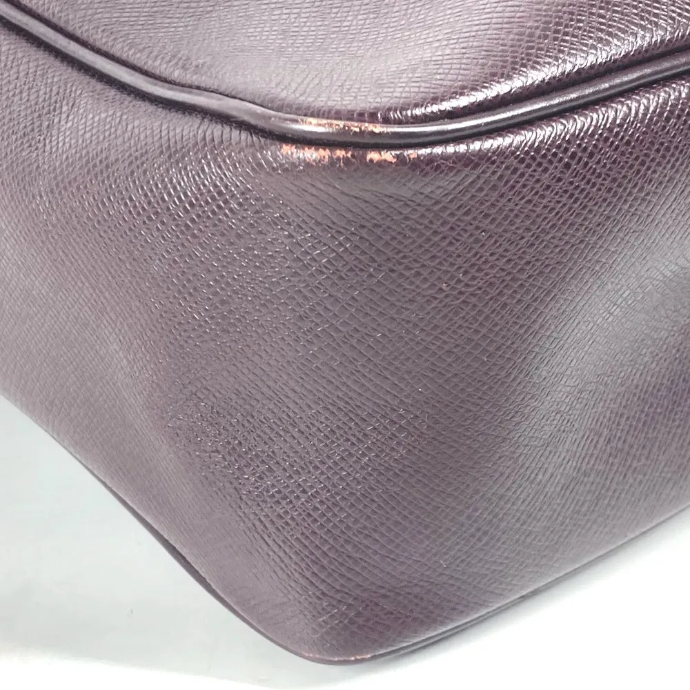 LOUIS VUITTON Shoulder Bag M30826 Taiga Leather purple Taiga Yaranga